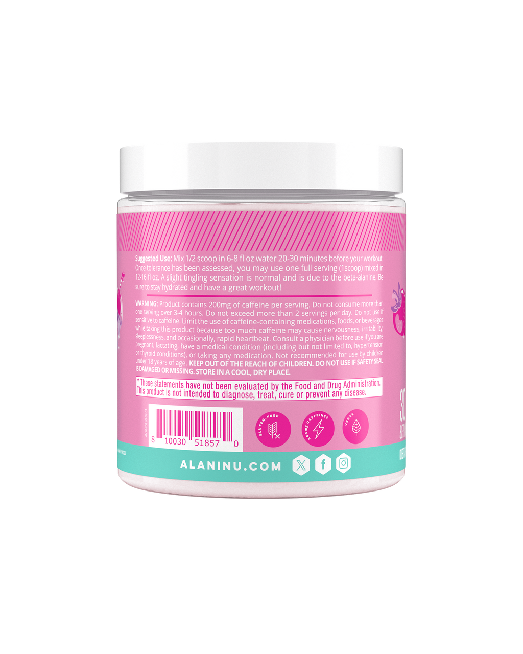 Alani Nu Pre-Workout - Pink Slush Q6 - image 3