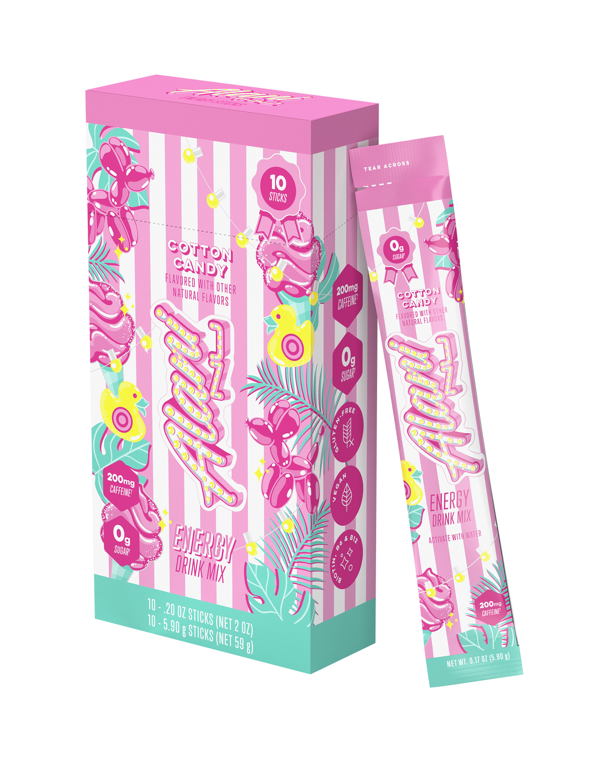 Alani Nu Energy Sticks - Cotton Candy E8 - image 2