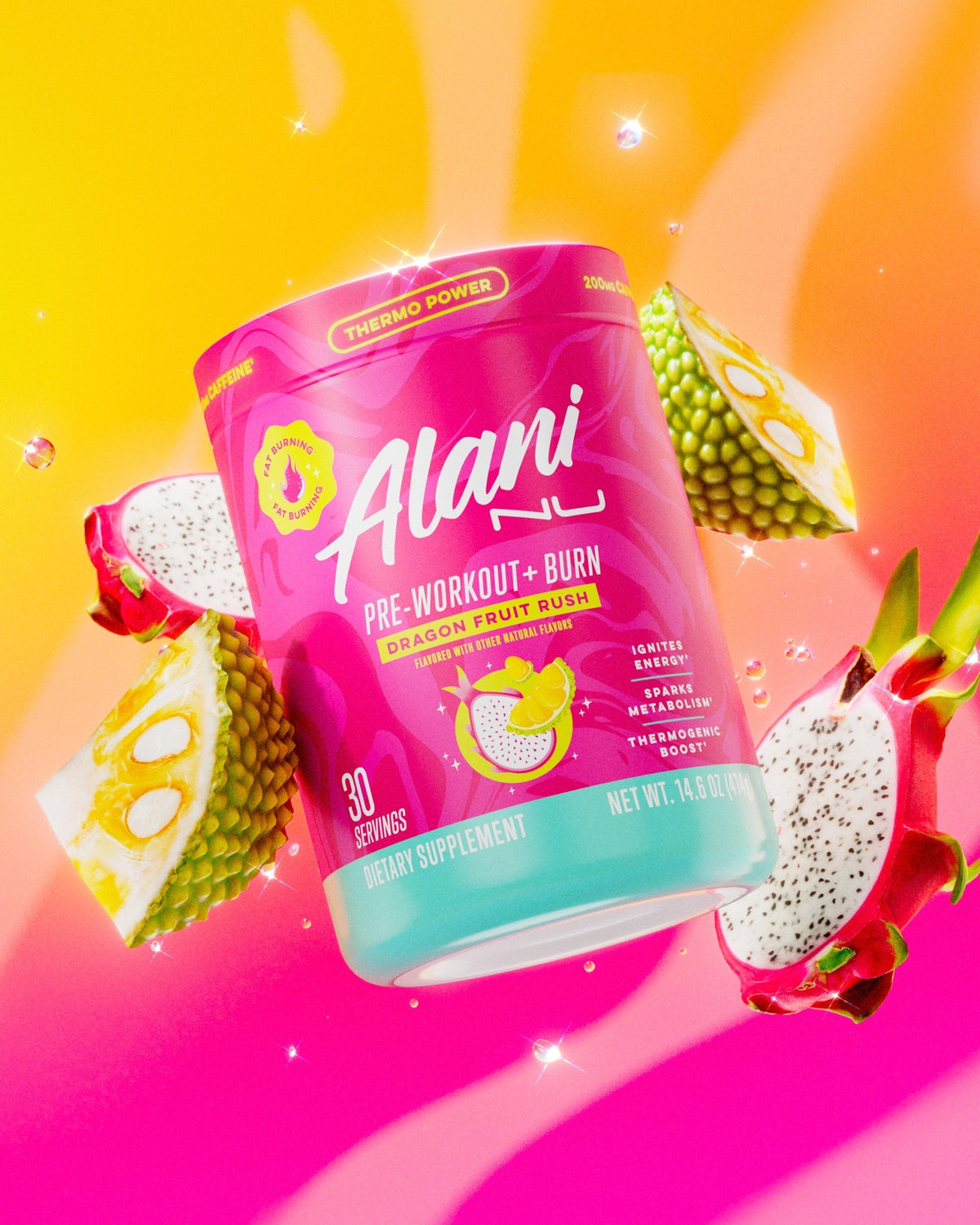 Alani Nu Pre-Workout+ Burn - Dragon Fruit Rush N5 - image 4