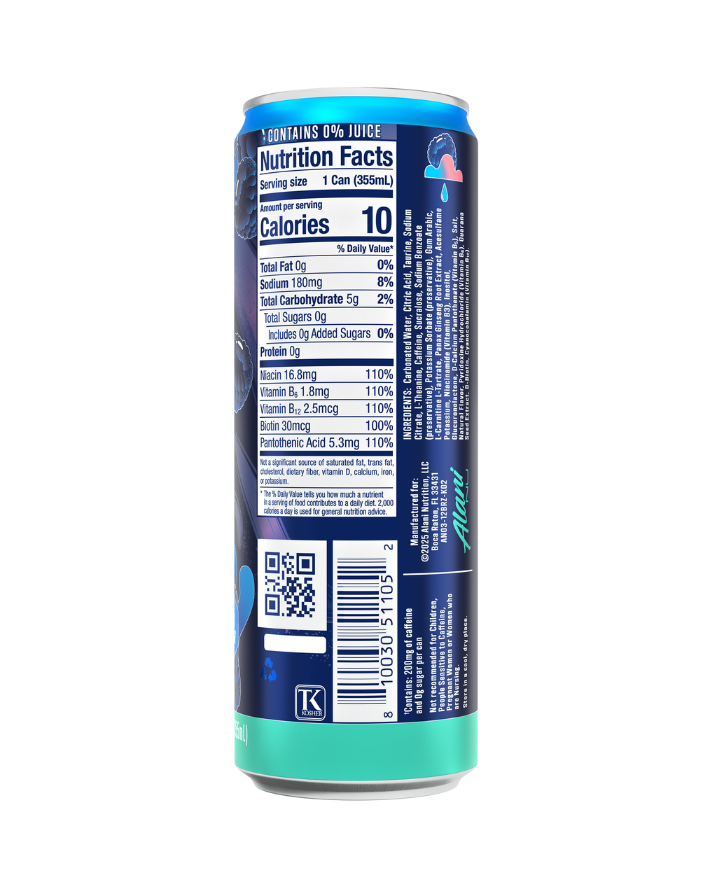 Alani Nu Energy Drink - Breezeberry C6 - image 3