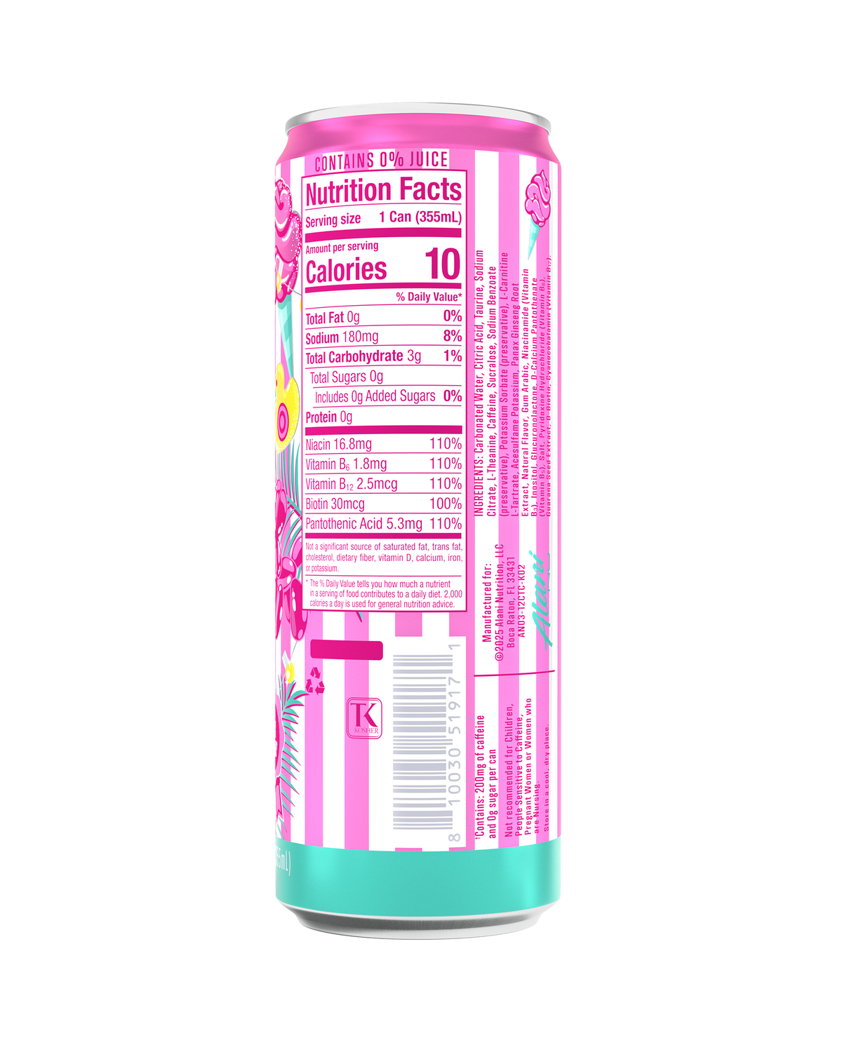 Alani Nu Energy Drink - Cotton Candy T4 - image 3