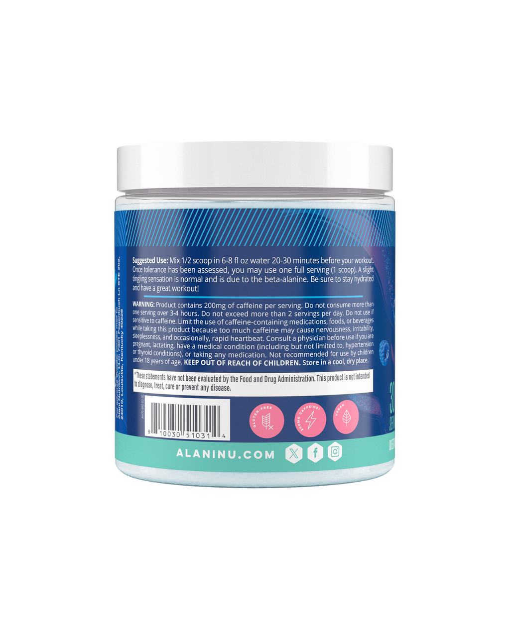 Alani Nu Pre-Workout - Breezeberry B0 - image 3