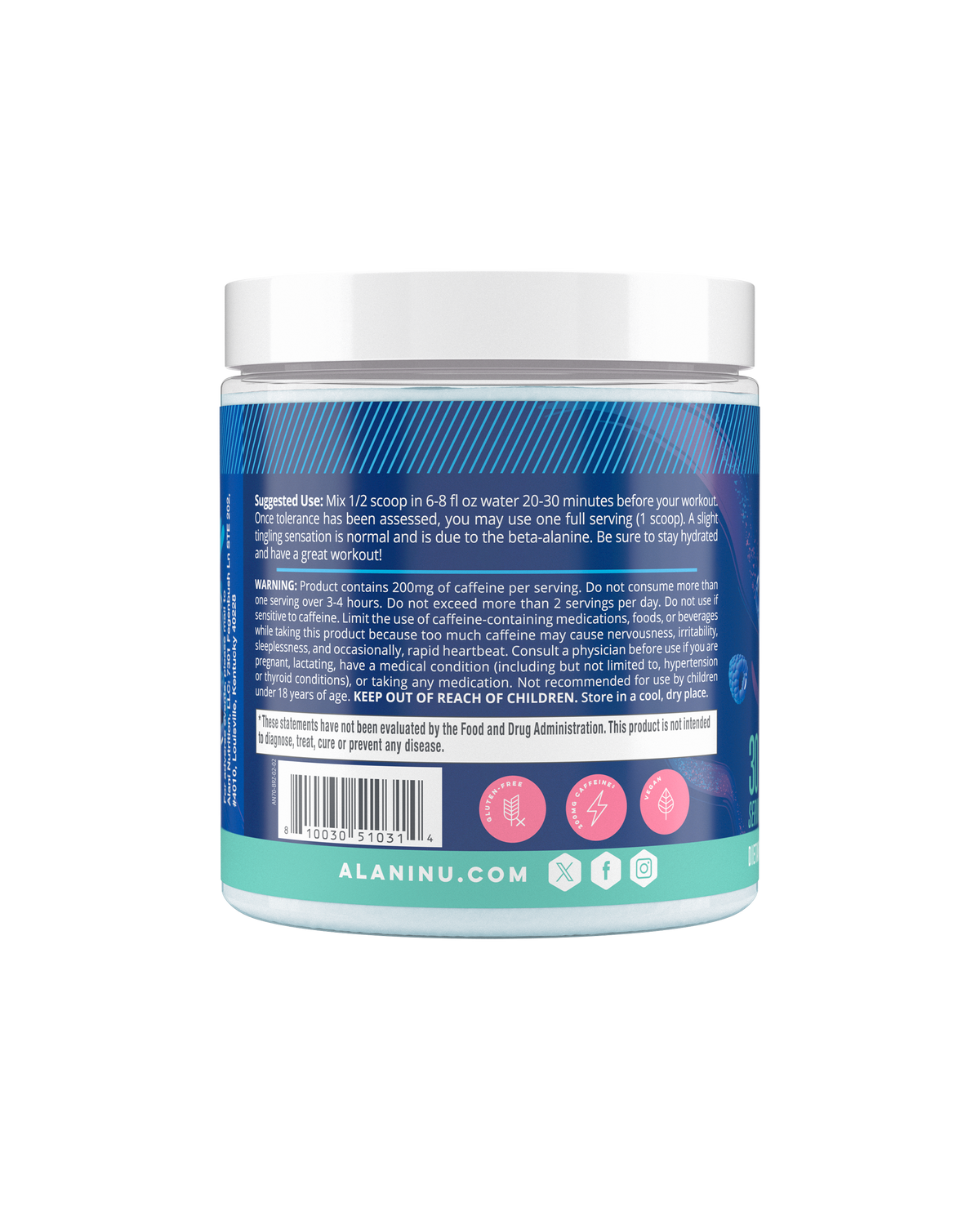 Alani Nu Pre-Workout - Breezeberry B0 - image 3
