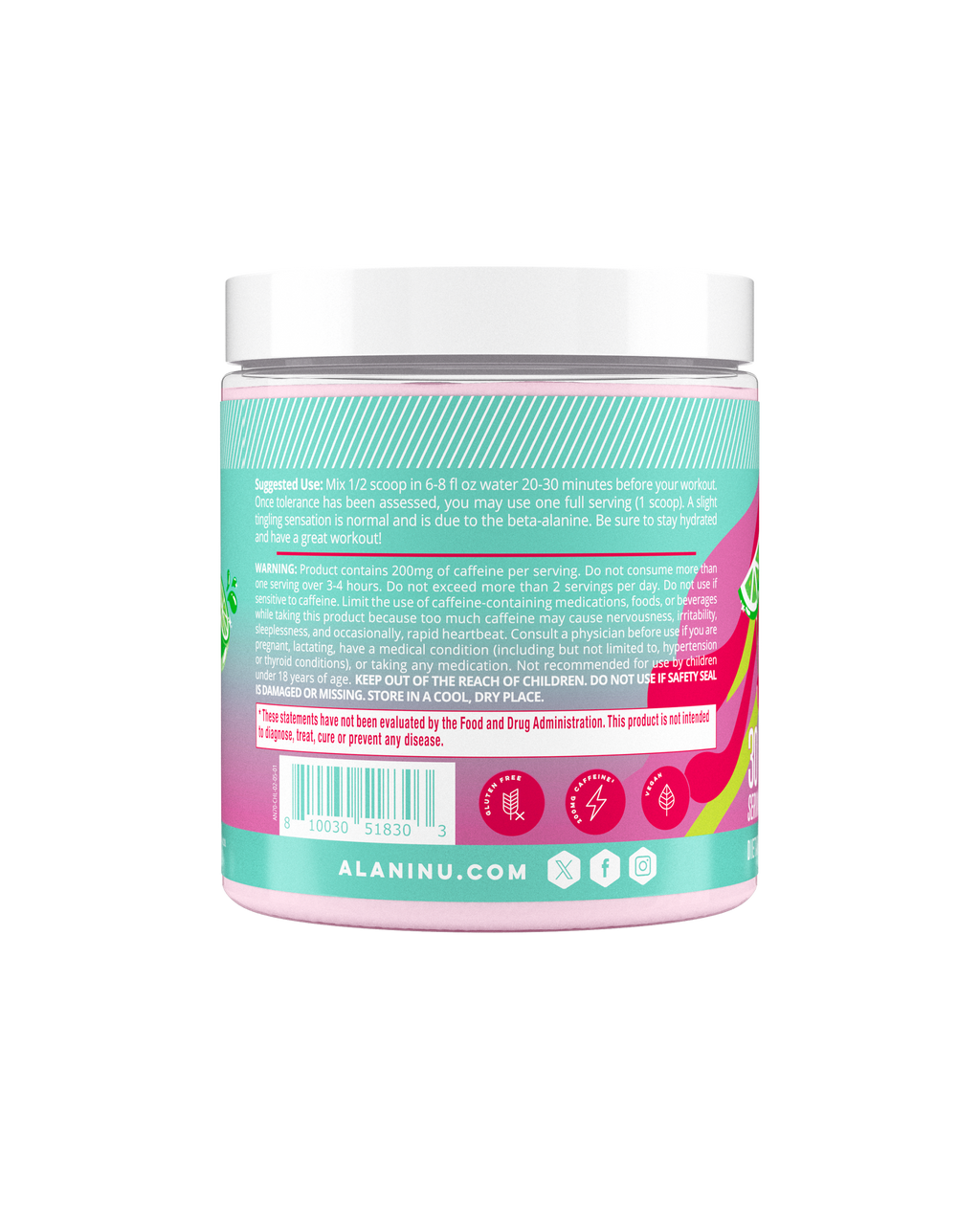Alani Nu Pre-Workout - Cherry Twist A0 - image 3