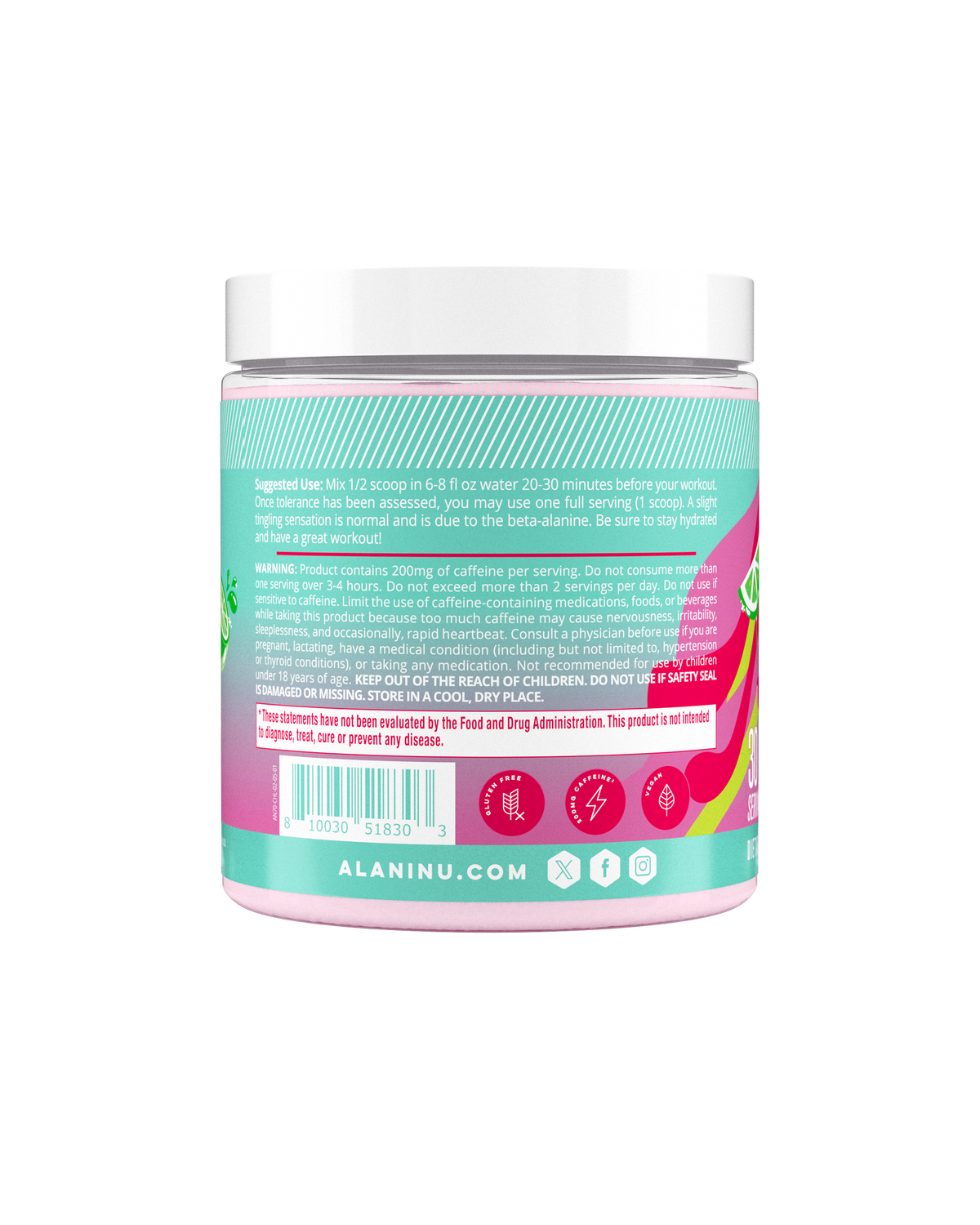 Alani Nu Pre-Workout - Cherry Twist A0 - image 3