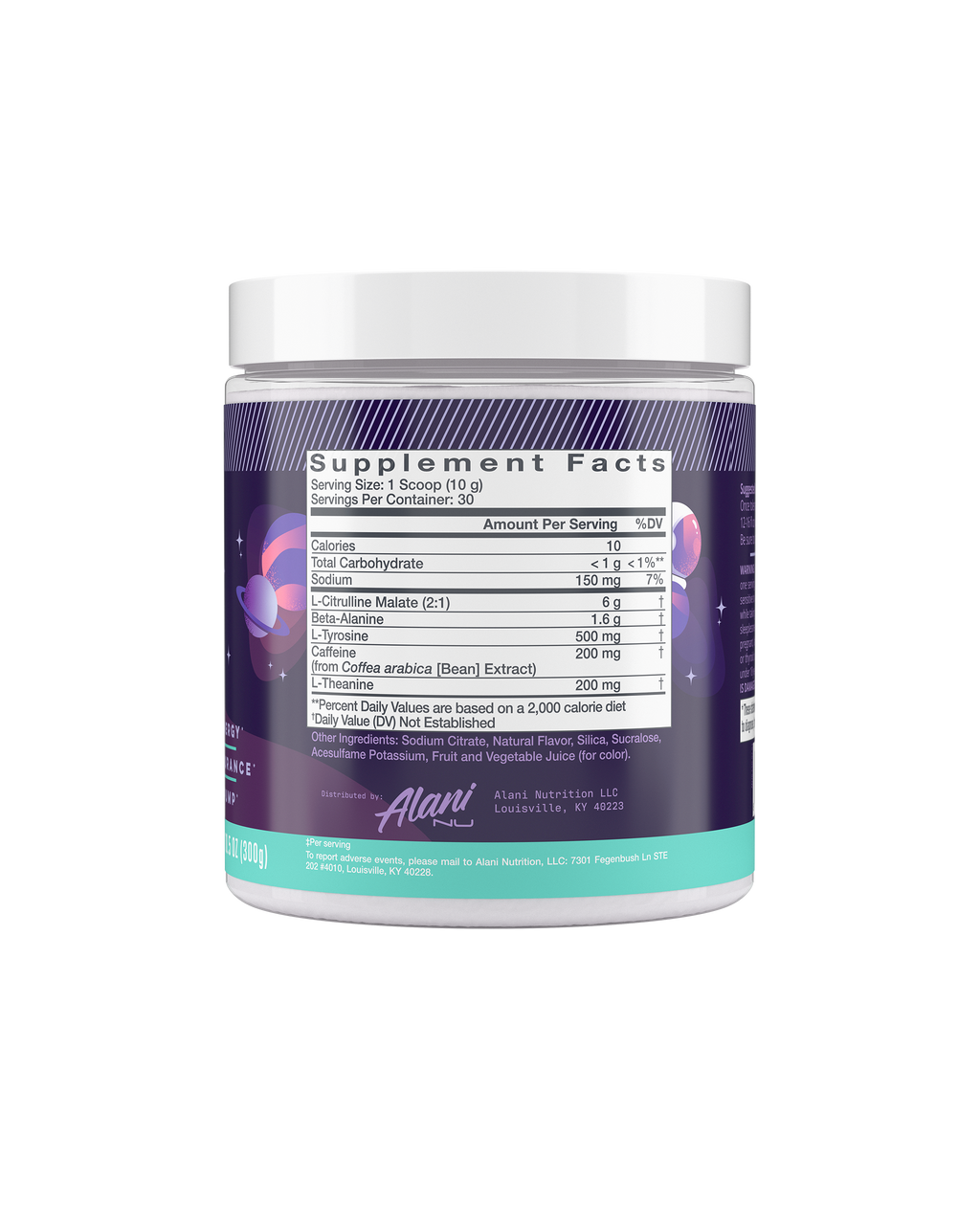 Alani Nu Pre-Workout - Cosmic Stardust T8 - image 2
