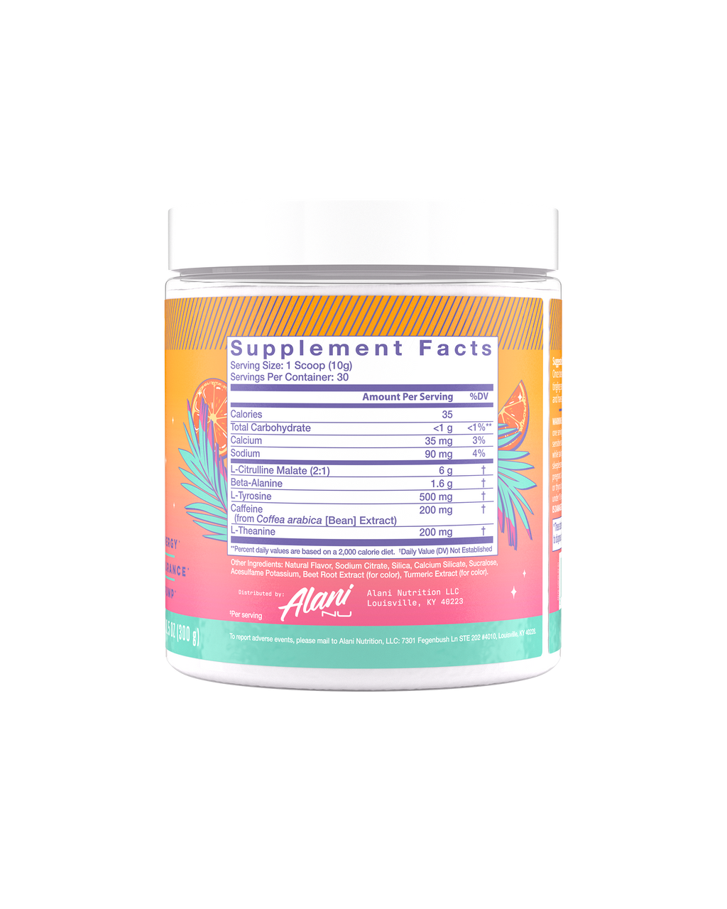Alani Nu Pre-Workout - Orange Kiss P0 - image 2