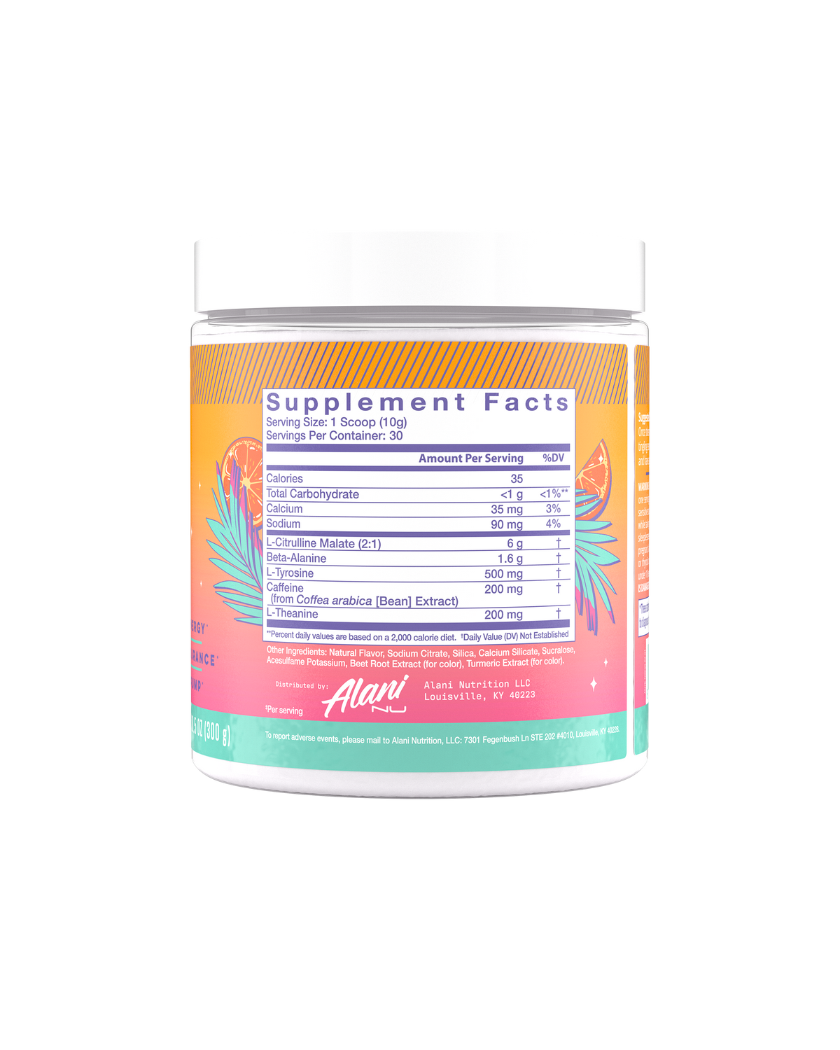 Alani Nu Pre-Workout - Orange Kiss P0 - image 2