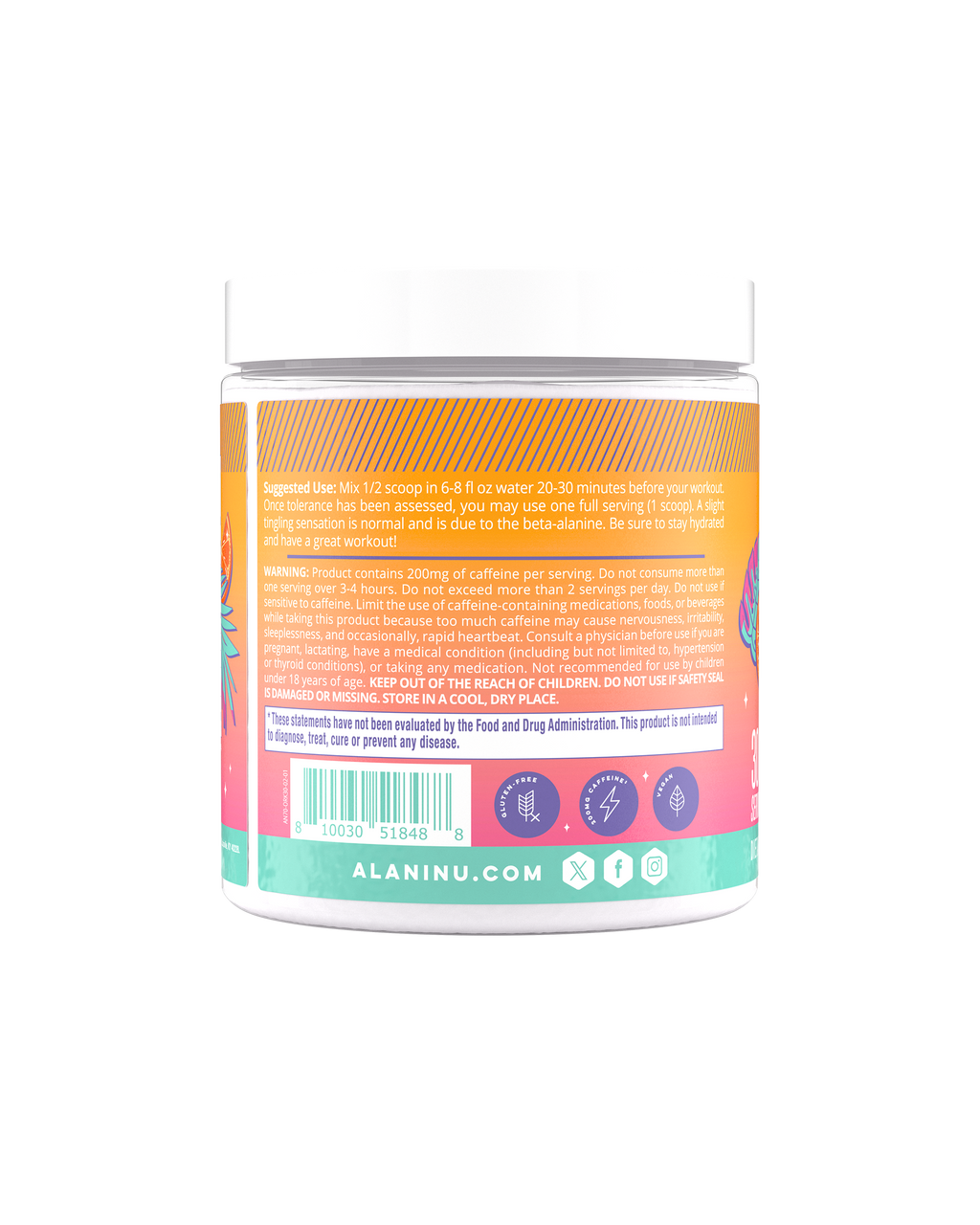 Alani Nu Pre-Workout - Orange Kiss P0 - image 3