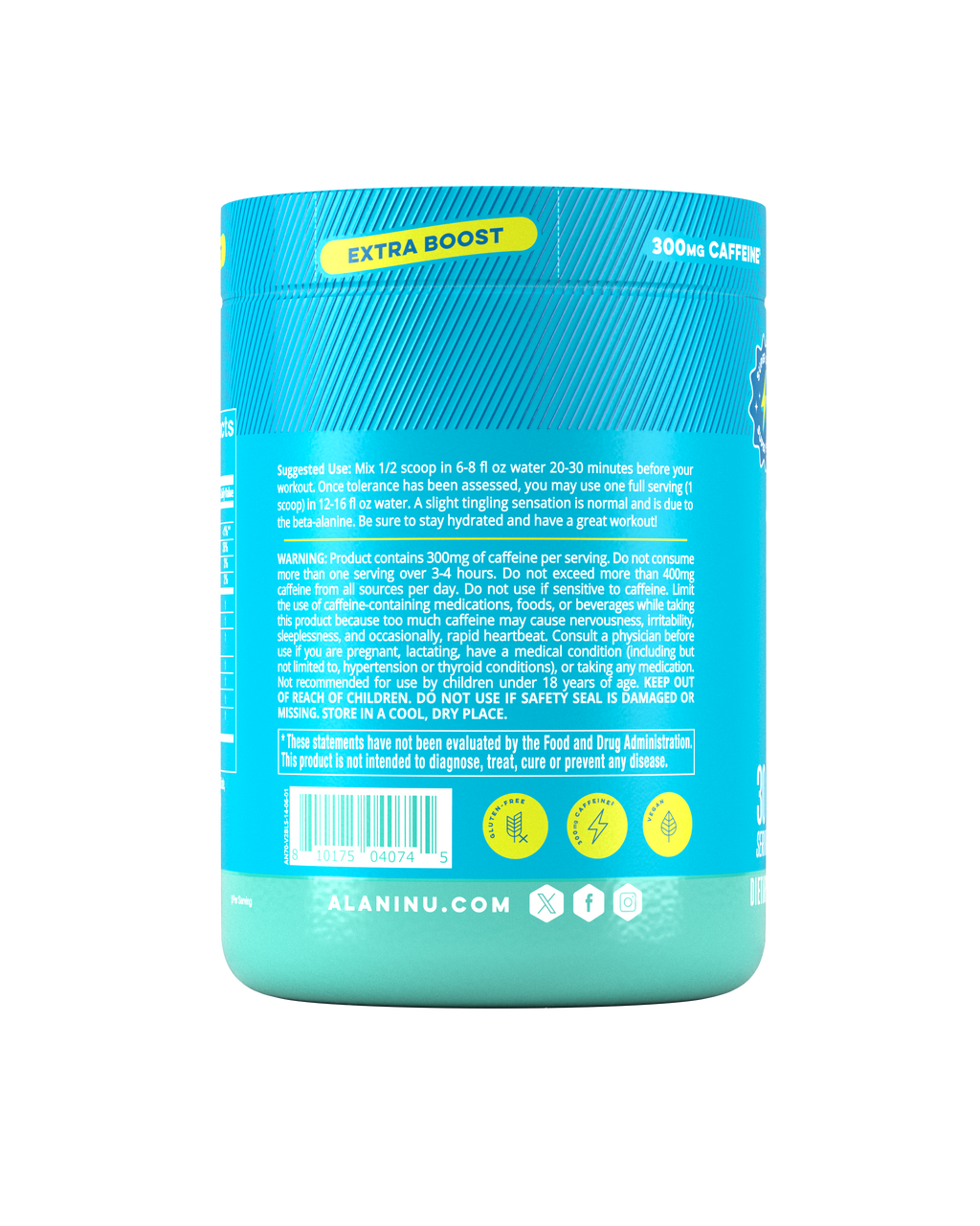 Alani Nu Pre-Workout+ - Blue Slush O0 - image 3