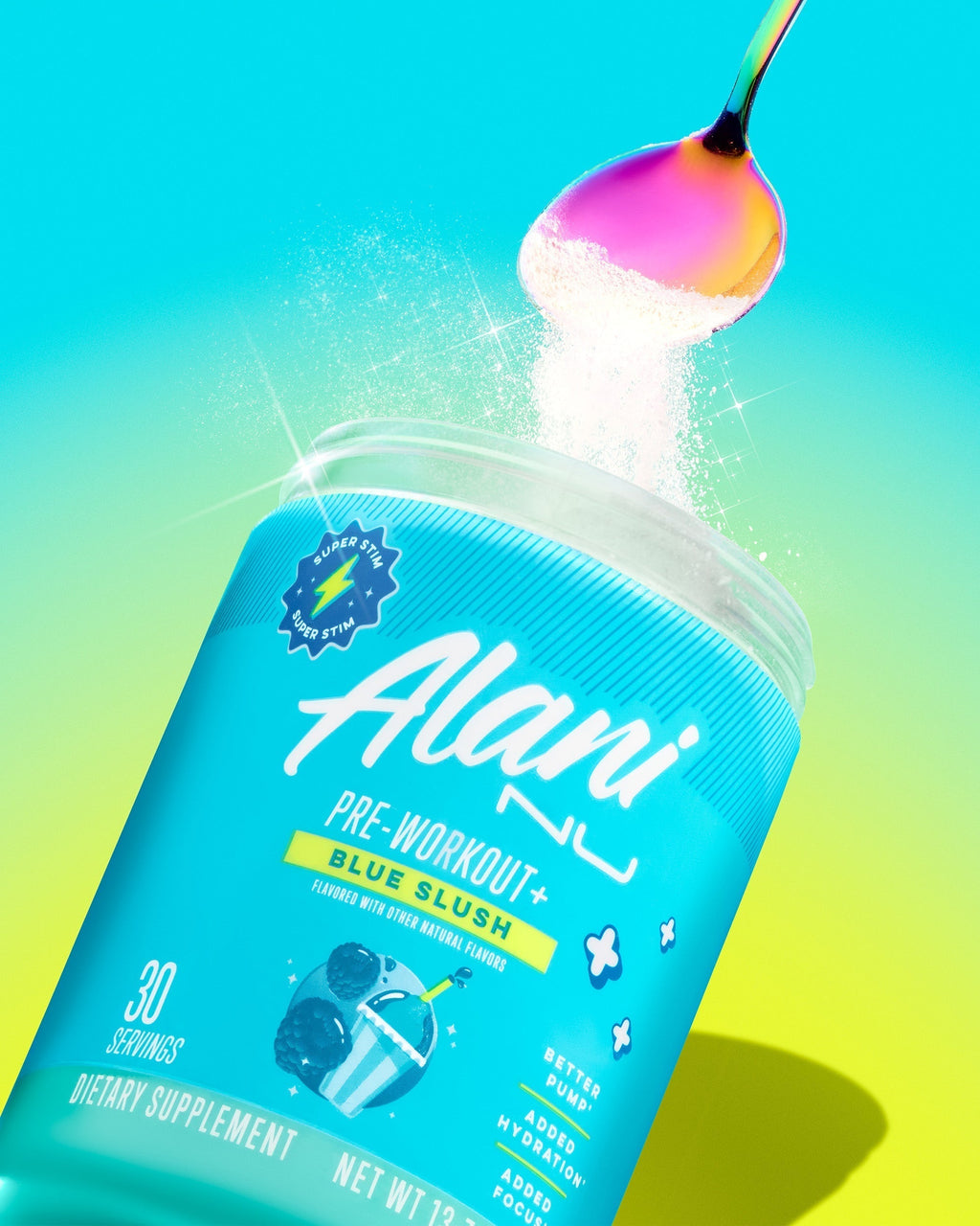 Alani Nu Pre-Workout+ - Blue Slush O0 - image 5