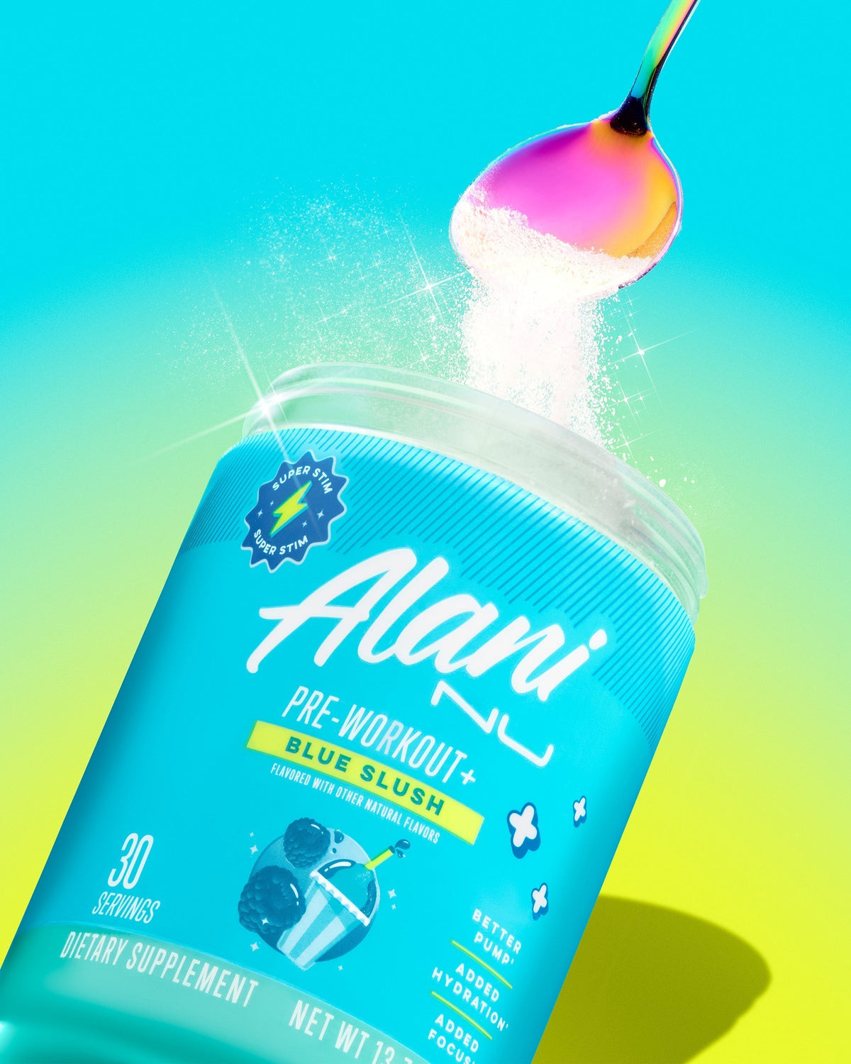 Alani Nu Pre-Workout+ - Blue Slush O0 - image 5