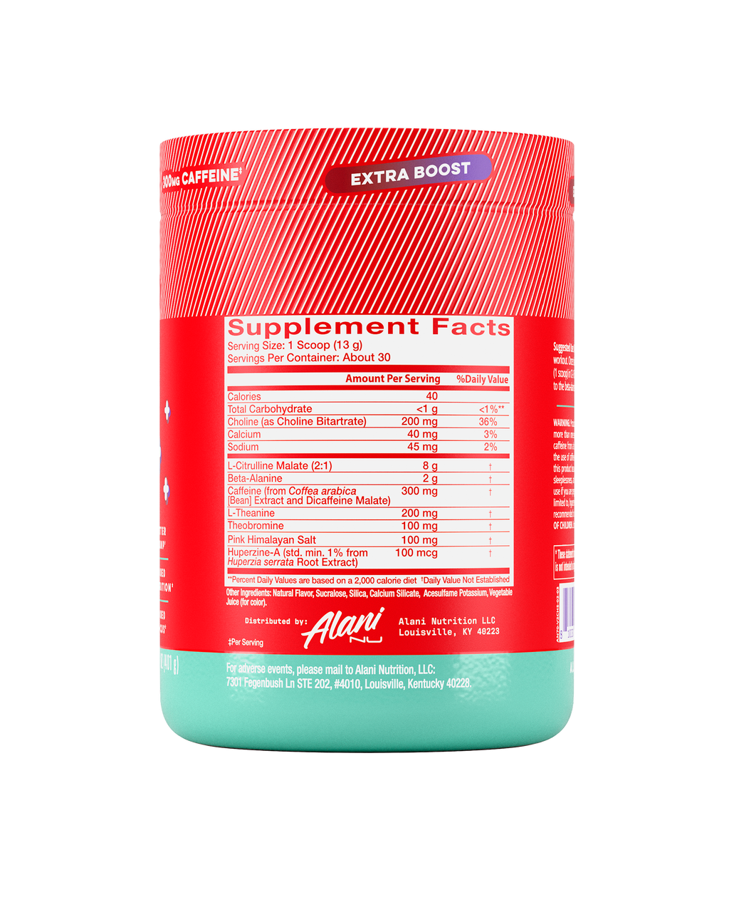 Alani Nu Pre-Workout+ - Cherry Slush D5 - image 2
