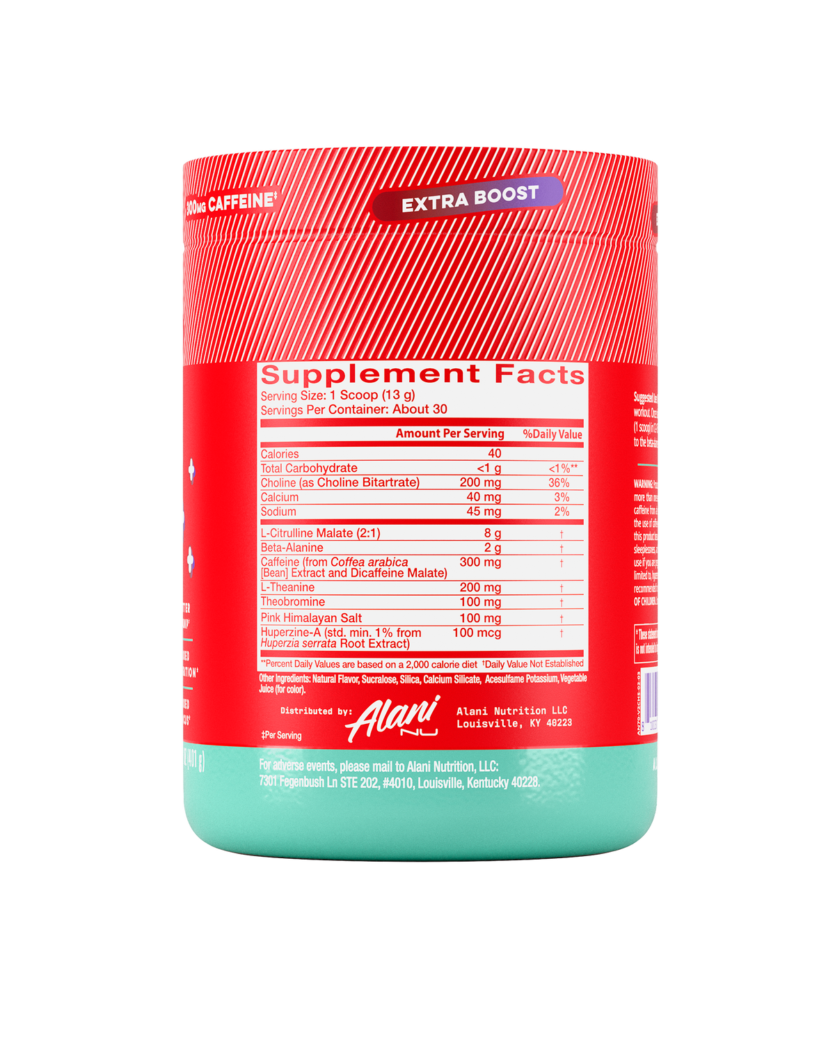 Alani Nu Pre-Workout+ - Cherry Slush D5 - image 2