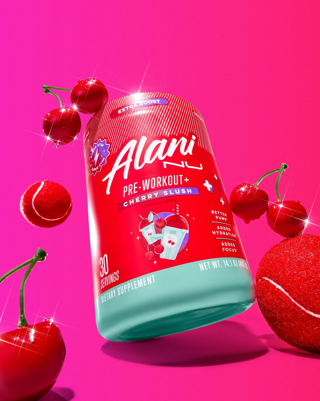 Alani Nu Pre-Workout+ - Cherry Slush D5 - image 4