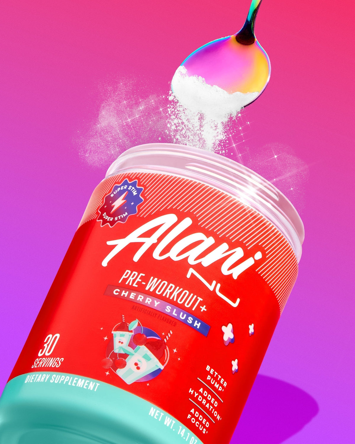 Alani Nu Pre-Workout+ - Cherry Slush D5 - image 5