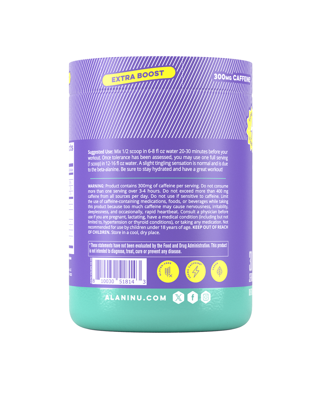 Alani Nu Pre-Workout+ - Frozen Lemonade P3 - image 3