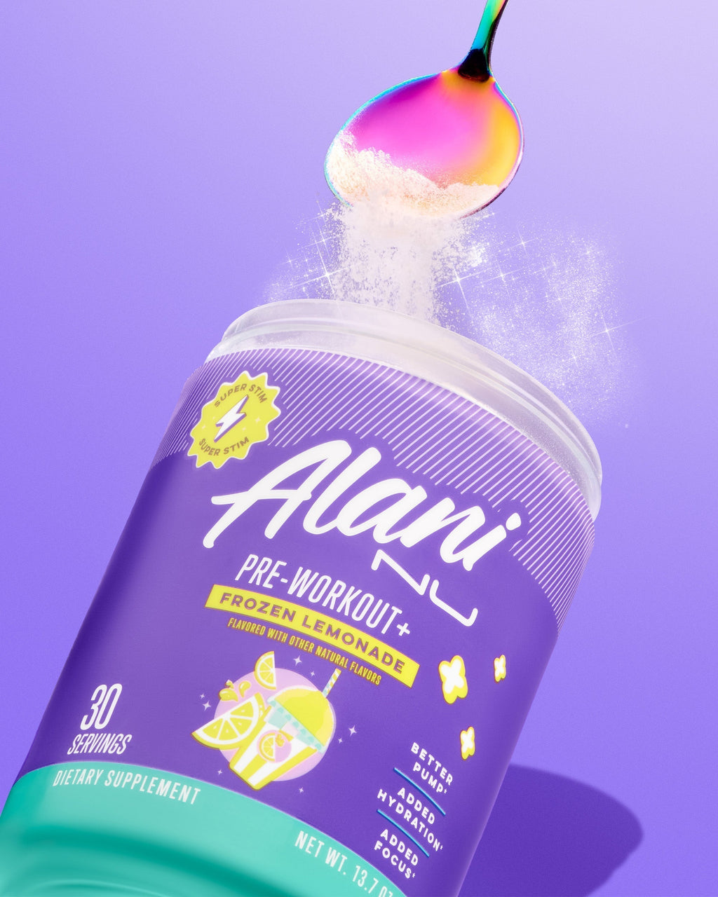 Alani Nu Pre-Workout+ - Frozen Lemonade J3 - image 5