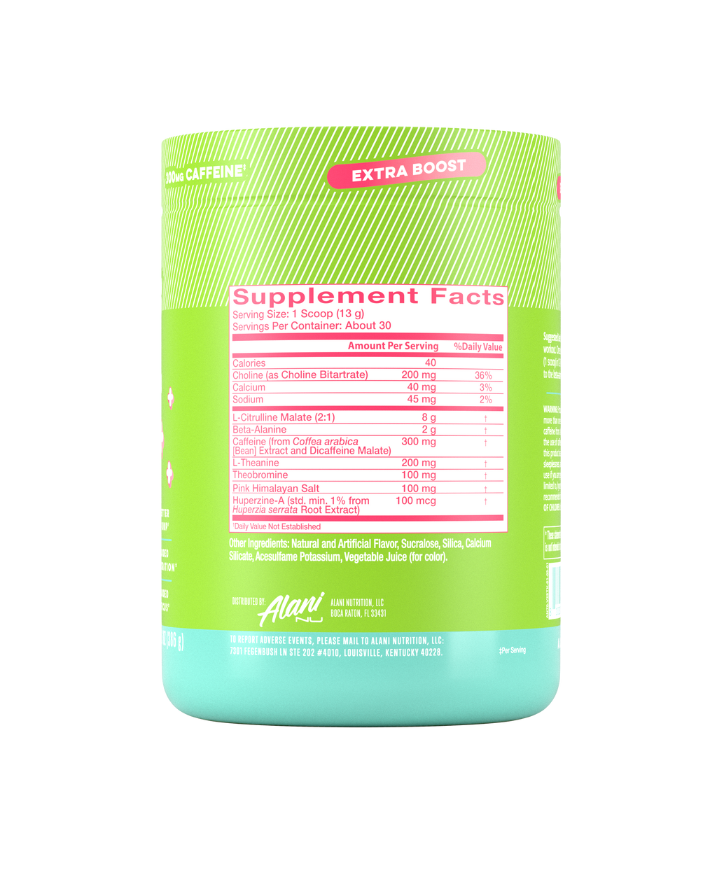 Alani Nu Pre-Workout+ - Kiwiberry Y7 - image 2