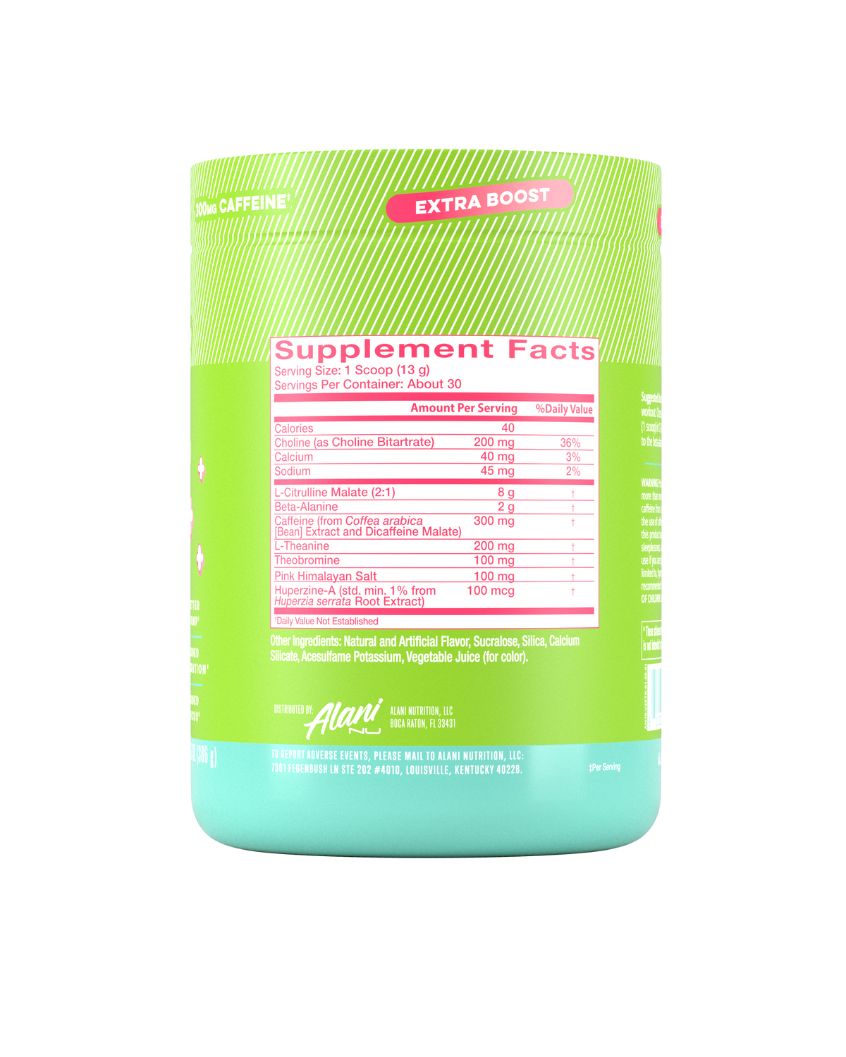 Alani Nu Pre-Workout+ - Kiwiberry Y7 - image 2