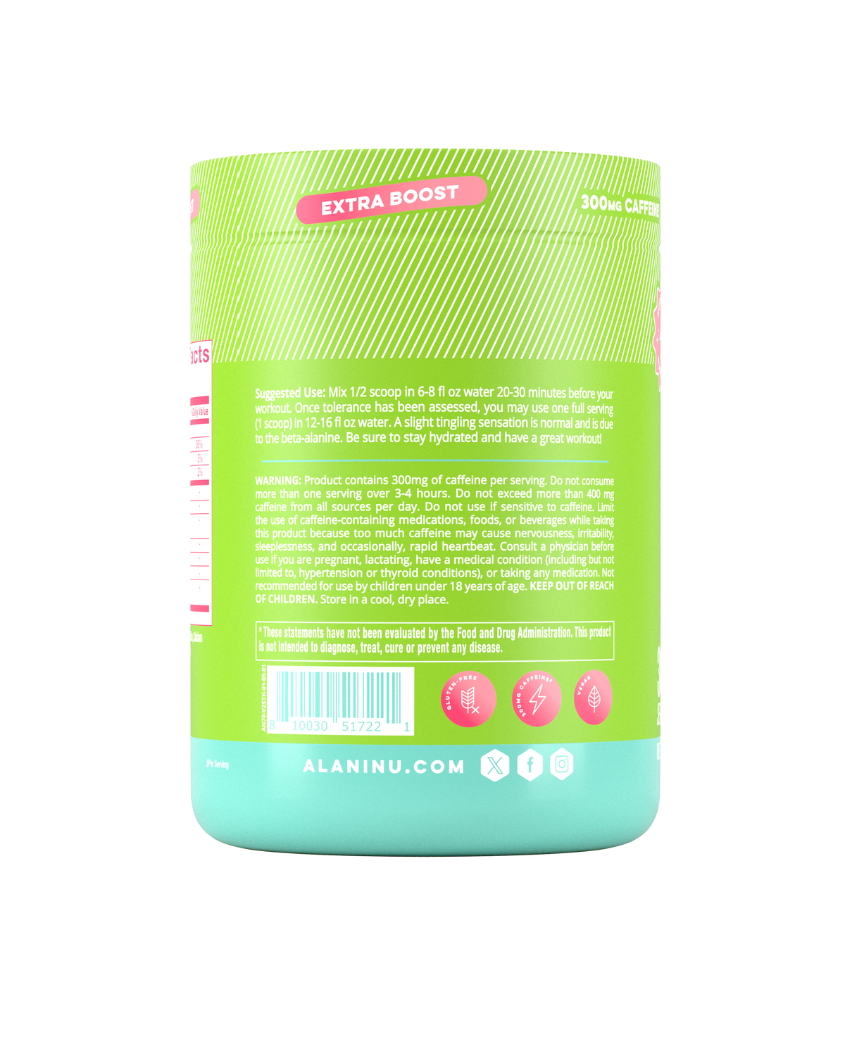 Alani Nu Pre-Workout+ - Kiwiberry Y7 - image 3