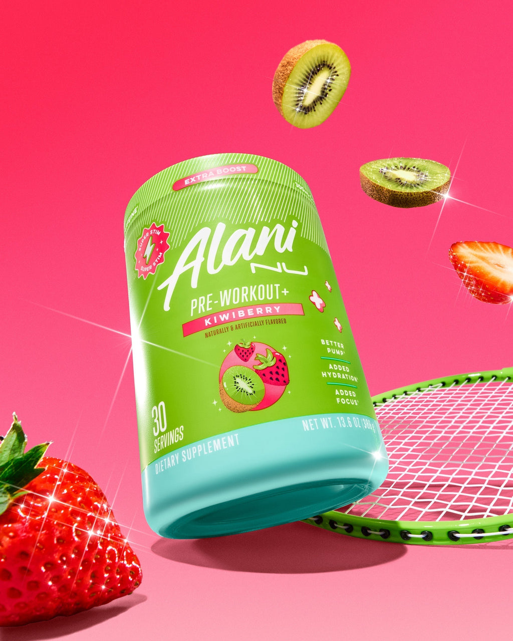 Alani Nu Pre-Workout+ - Kiwiberry Y7 - image 4