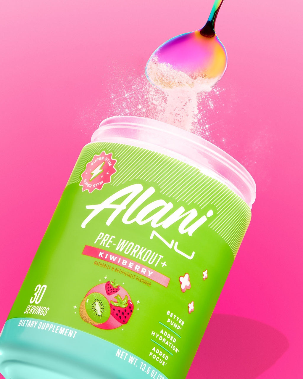 Alani Nu Pre-Workout+ - Kiwiberry Y7 - image 5