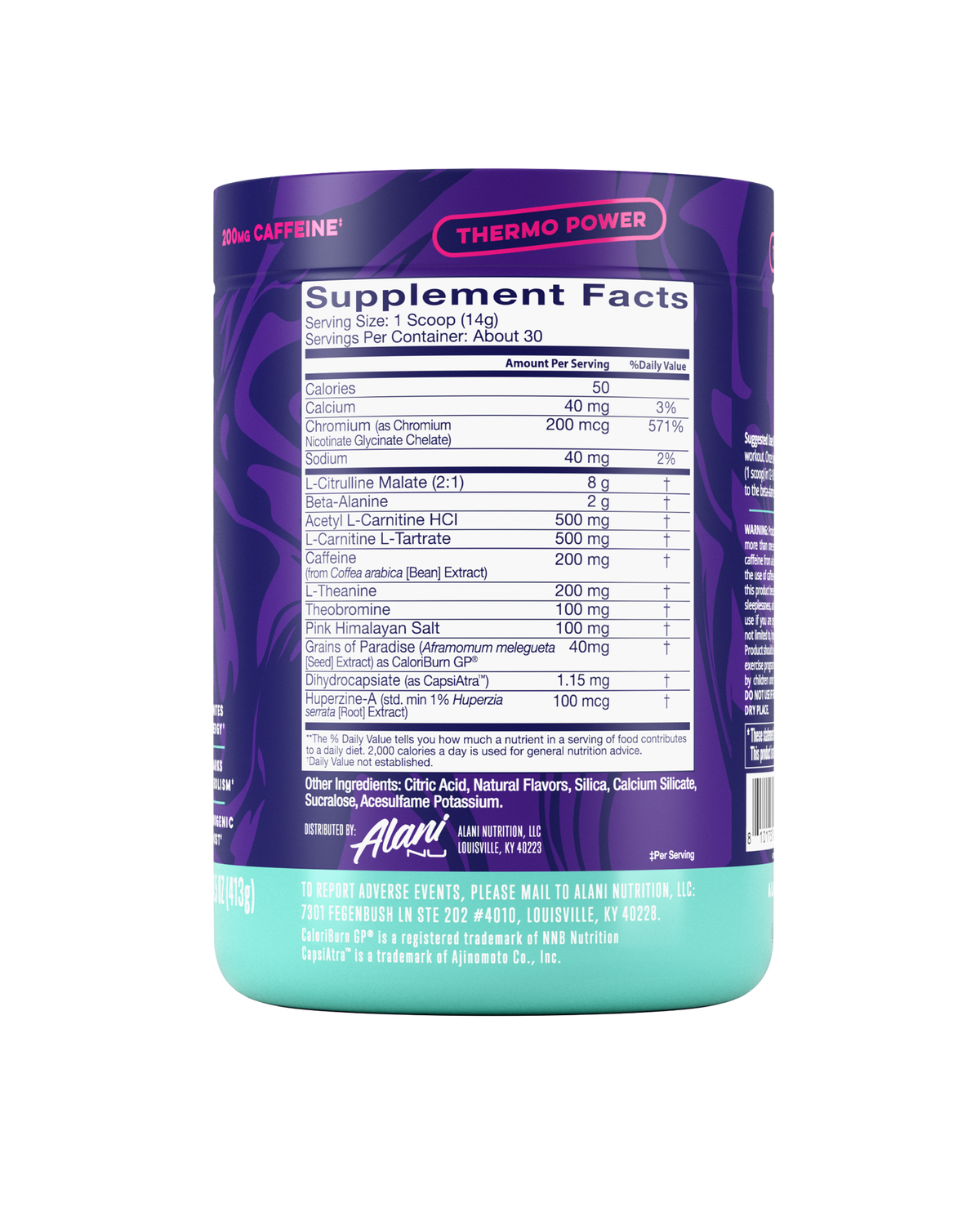 Alani Nu Pre-Workout+ Burn - Melonberry Blast E1 - image 2