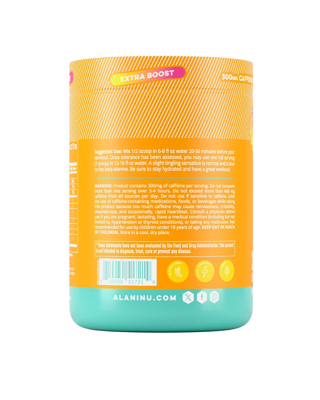 Alani Nu Pre-Workout+ - Paradise Swirl Q2 - image 3