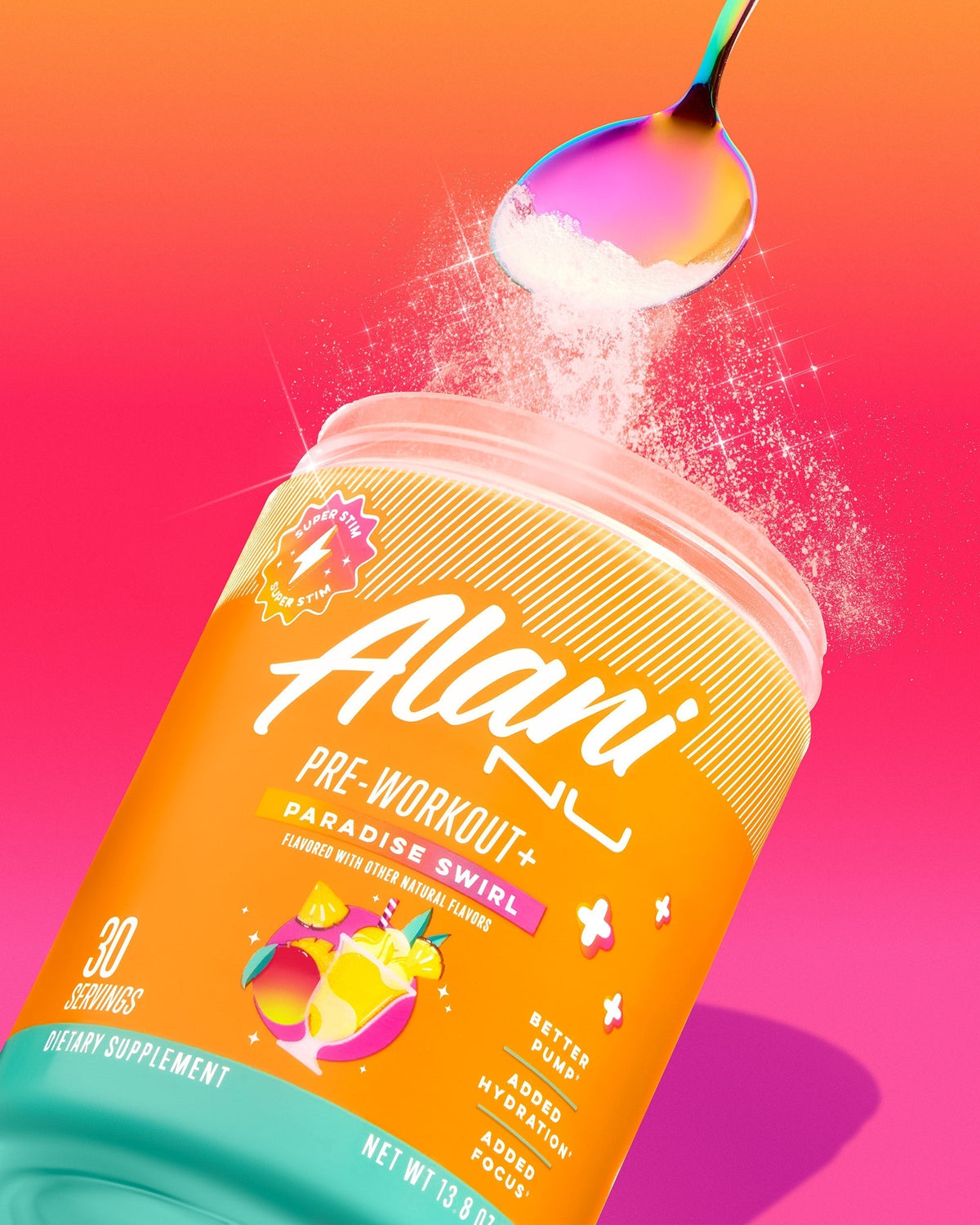 Alani Nu Pre-Workout+ - Paradise Swirl Q2 - image 5