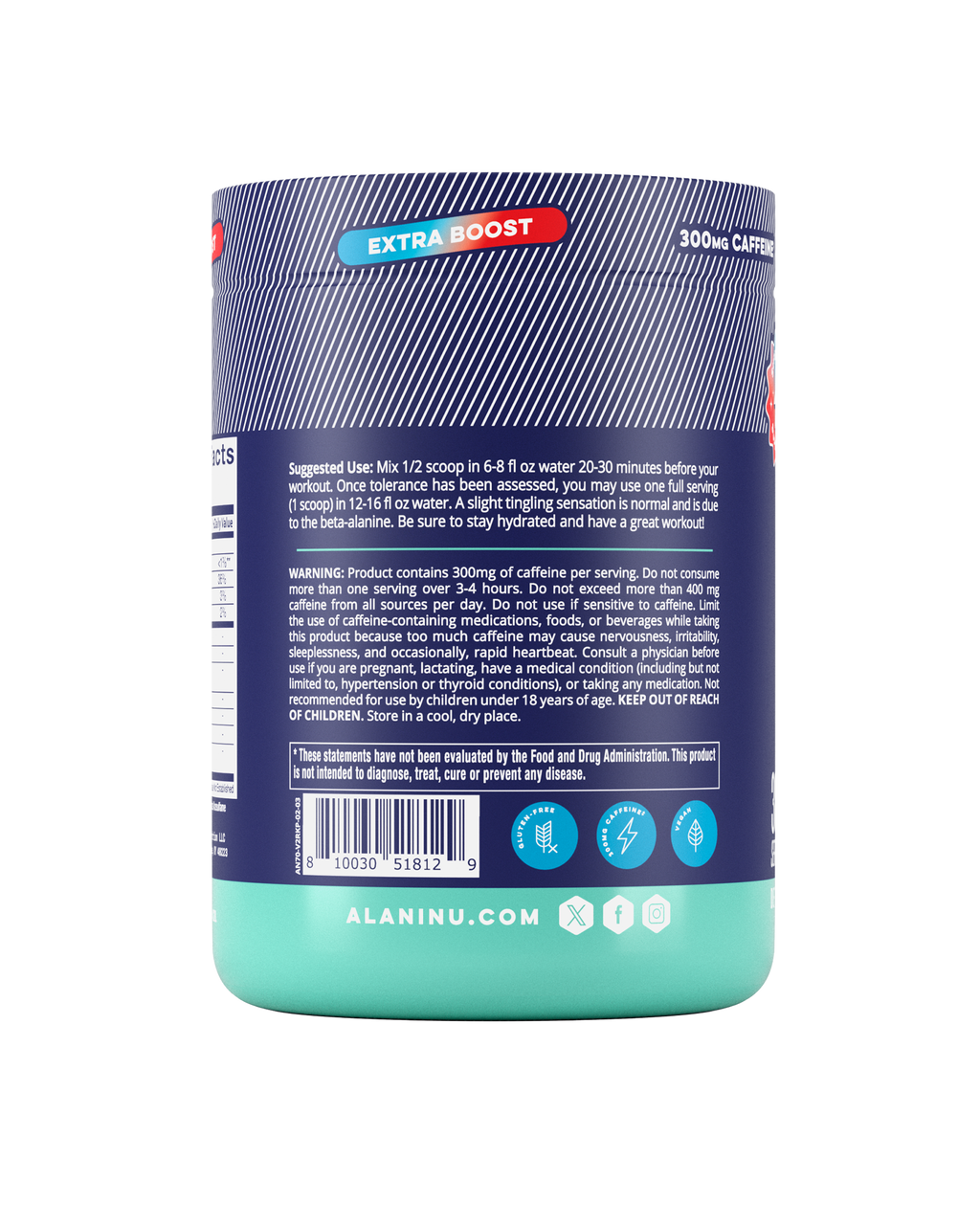Alani Nu Pre-Workout+ - Rocket Pop N6 - image 3