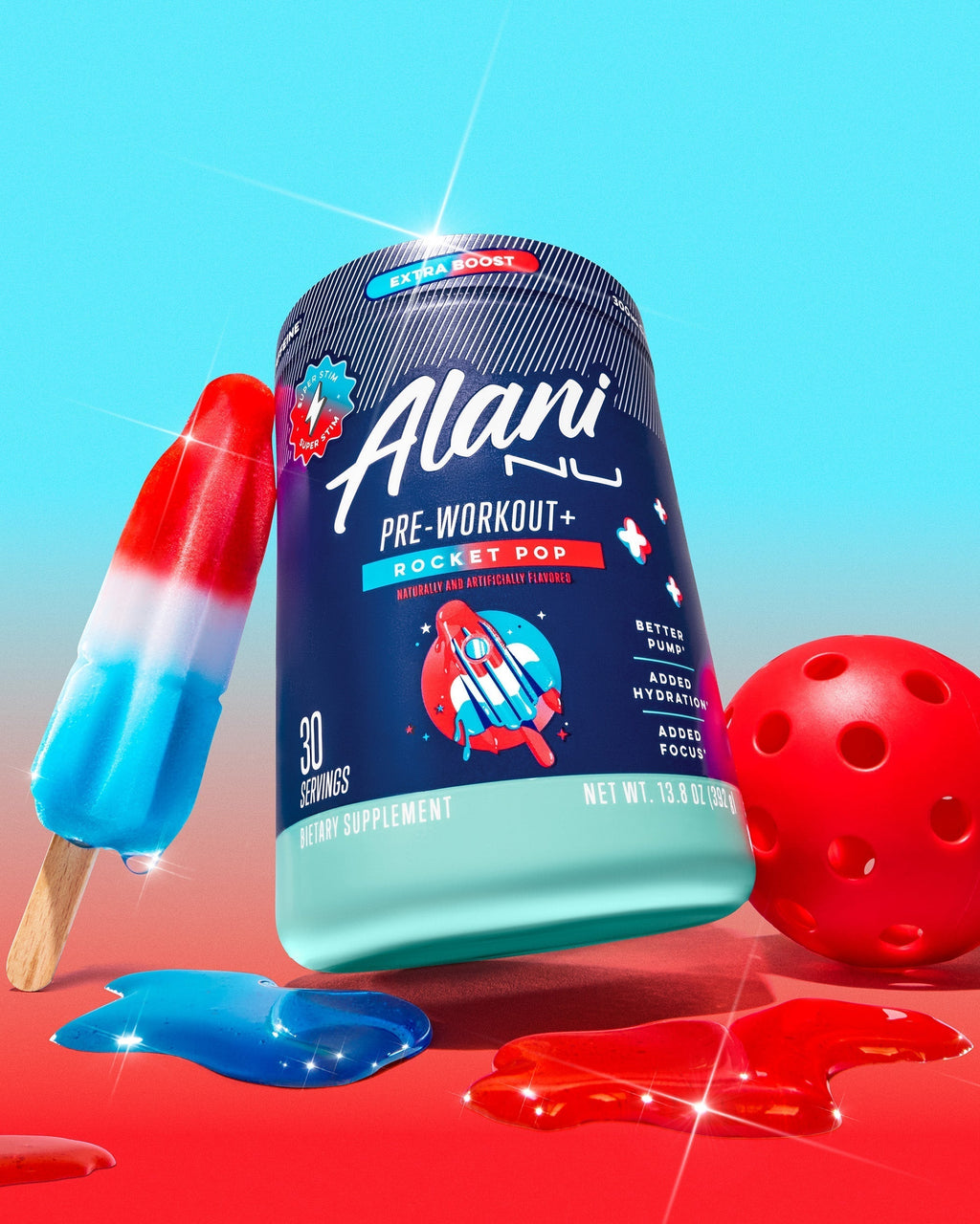 Alani Nu Pre-Workout+ - Rocket Pop N6 - image 4