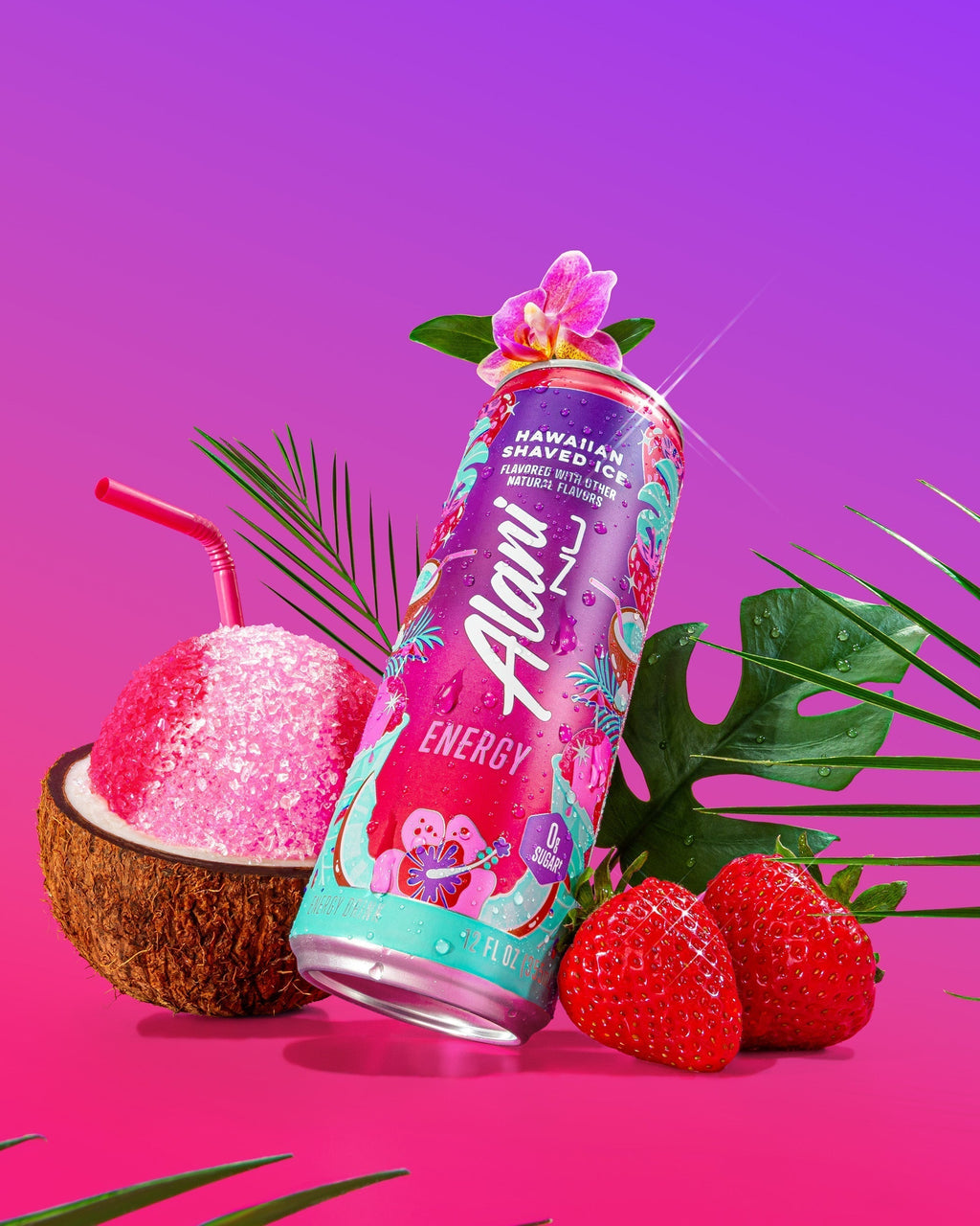 Alani Nu Energy Drink & Pre-Workout - Hawaiian Shaved Ice W7 - image 4
