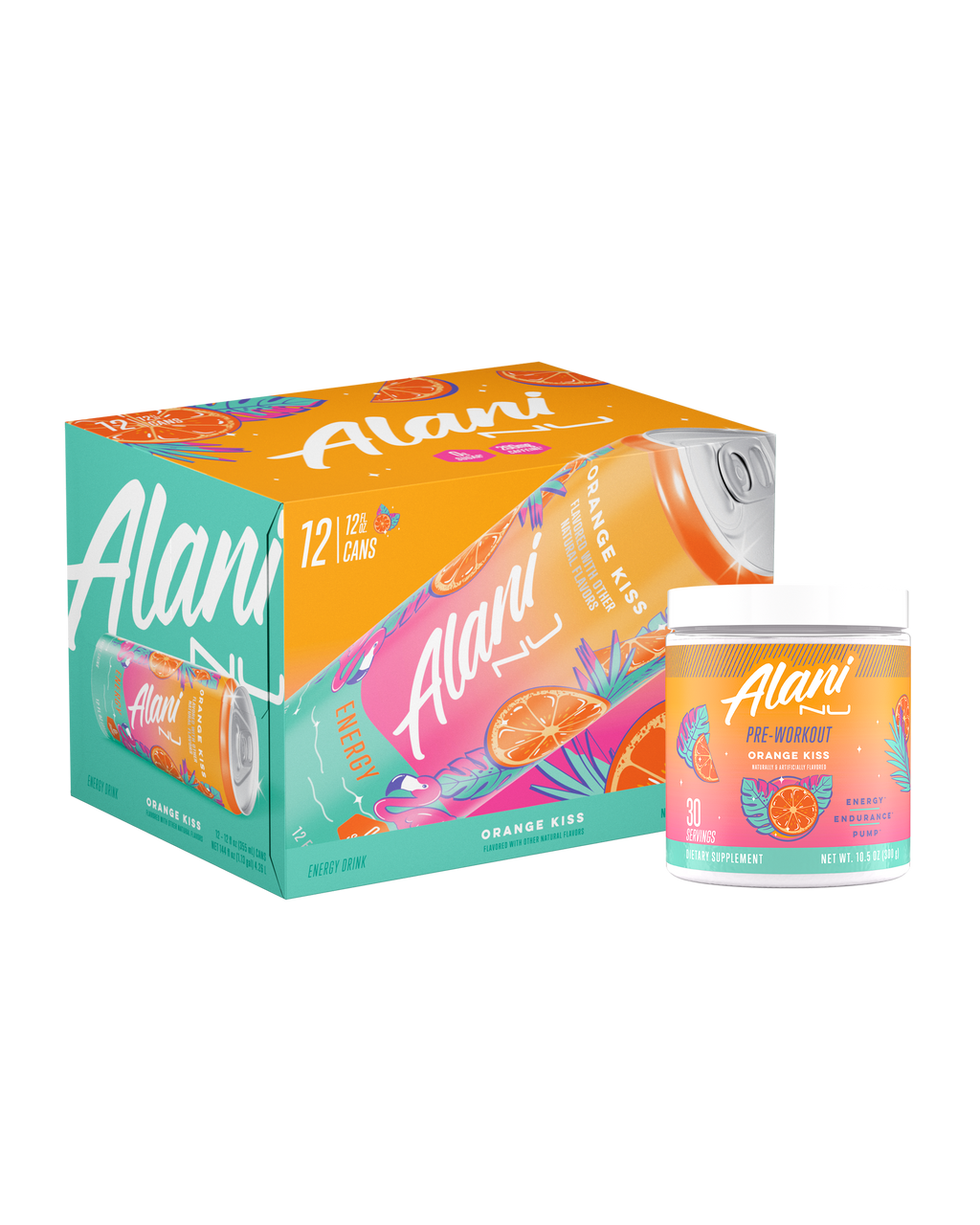 Alani Nu Energy Drink & Pre-Workout - Orange Kiss A4 - image 1
