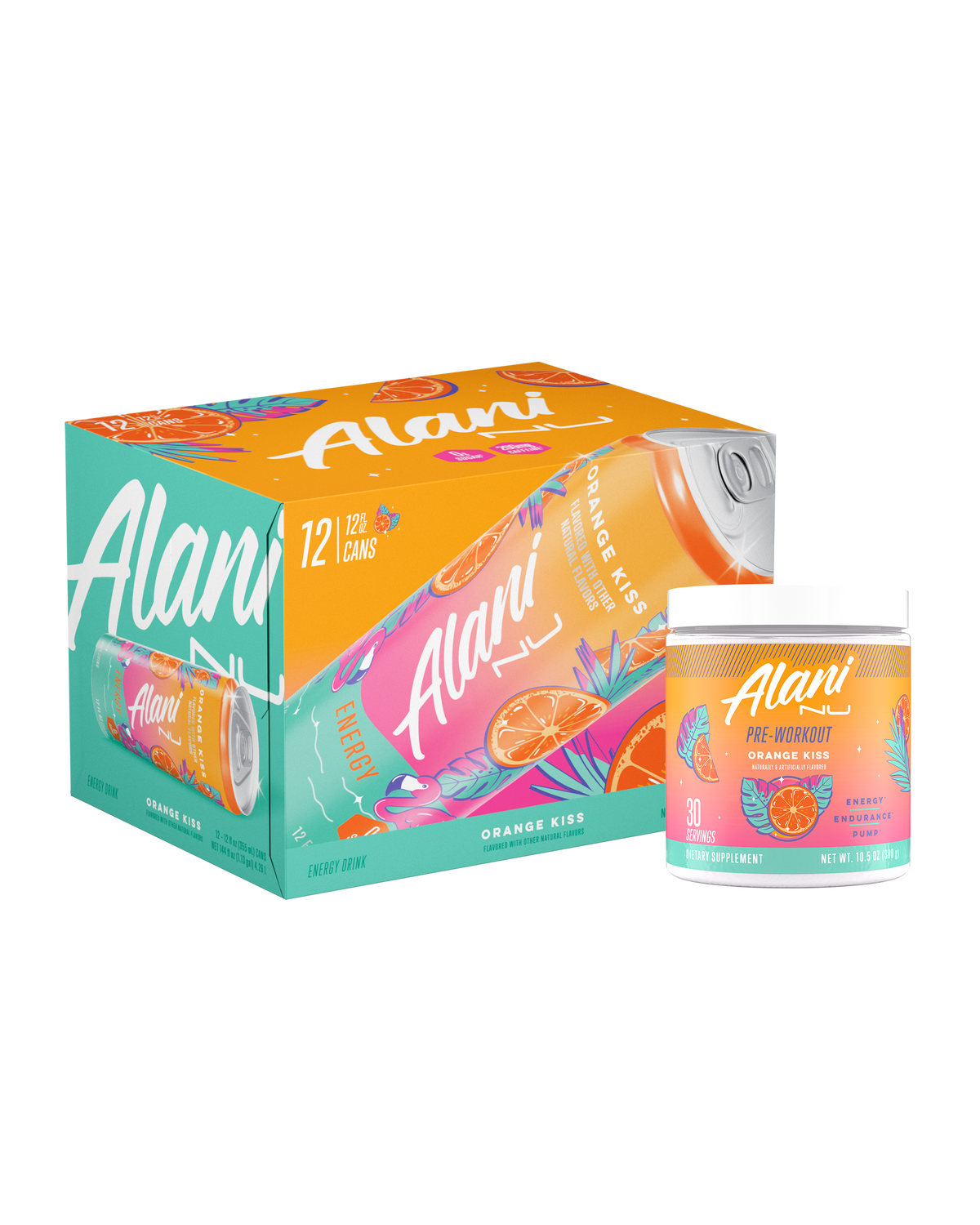 Alani Nu Energy Drink & Pre-Workout - Orange Kiss A4 - image 1