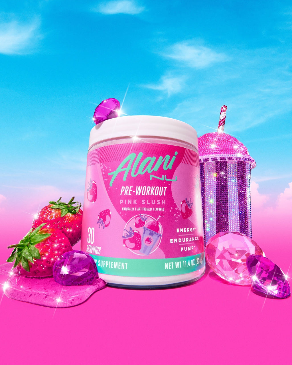 Alani Nu Energy Drink & Pre-Workout - Pink Slush F2 - image 5