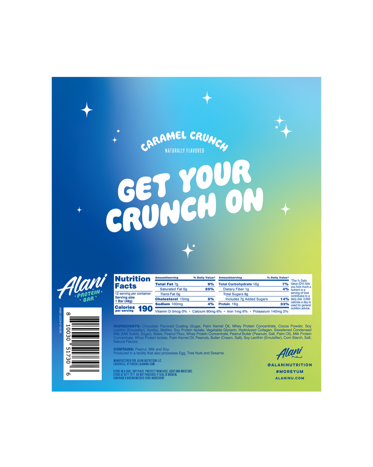 Alani Nu Protein Bar - Caramel Crunch O9 - image 3