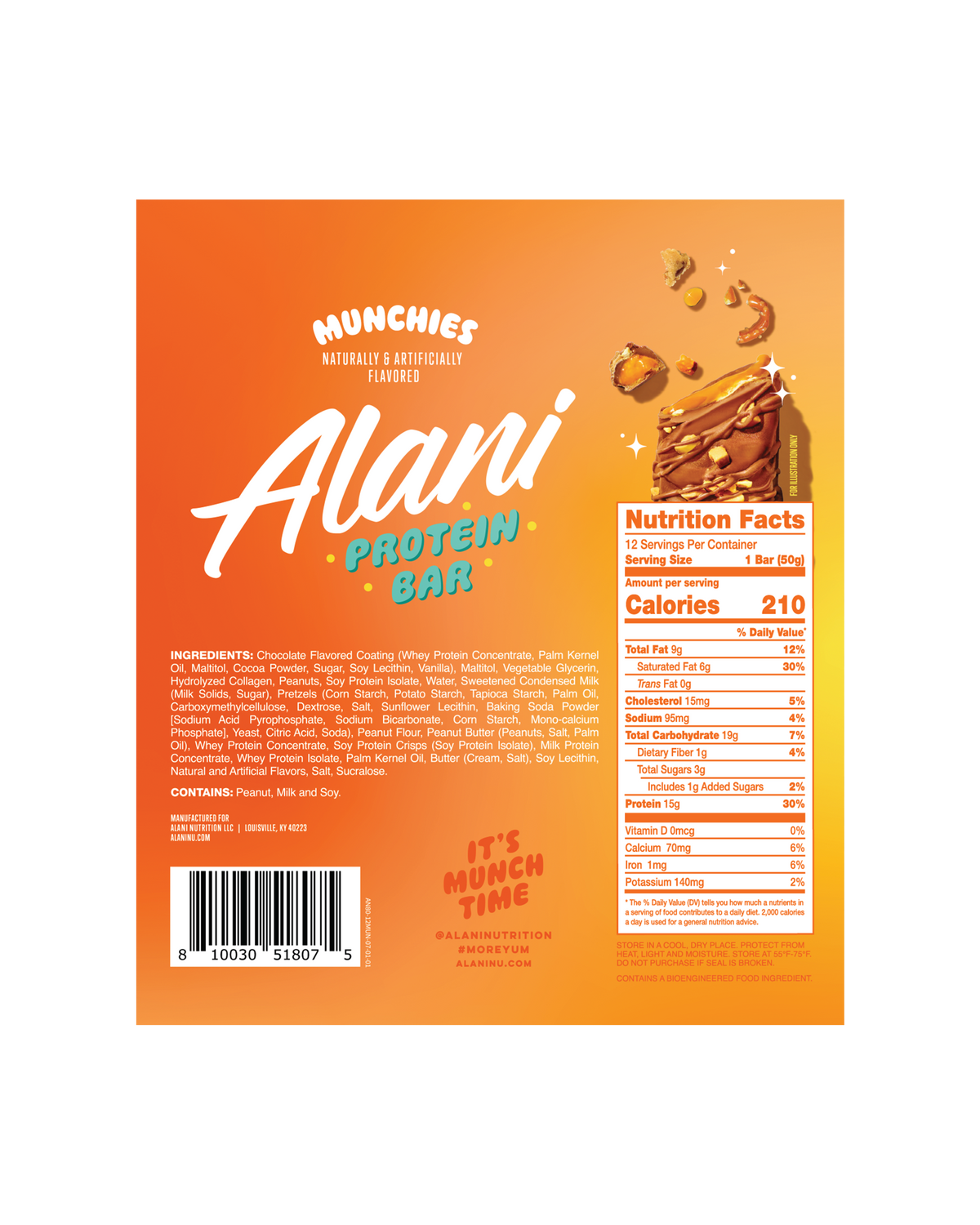 Alani Nu Protein Bar - Munchies E2 - image 3