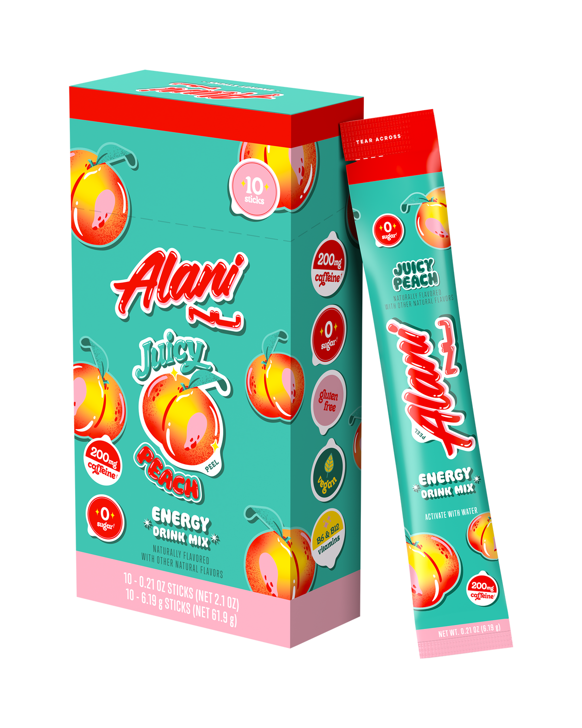 Alani Nu Energy Sticks - Juicy Peach X0 - image 2