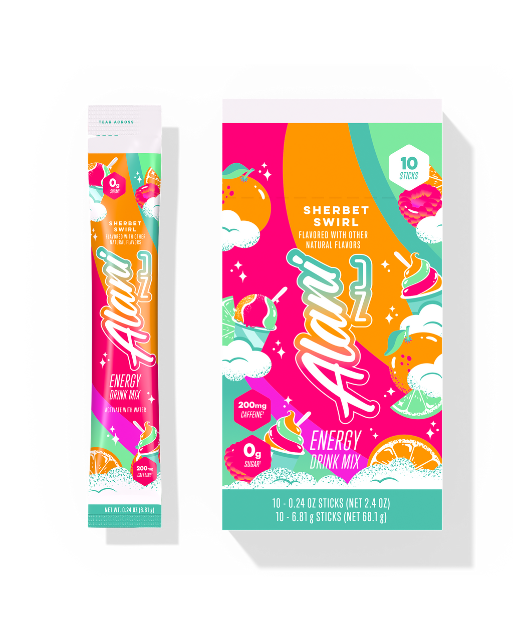 Alani Nu Energy Sticks - Sherbet Swirl D9 - image 1