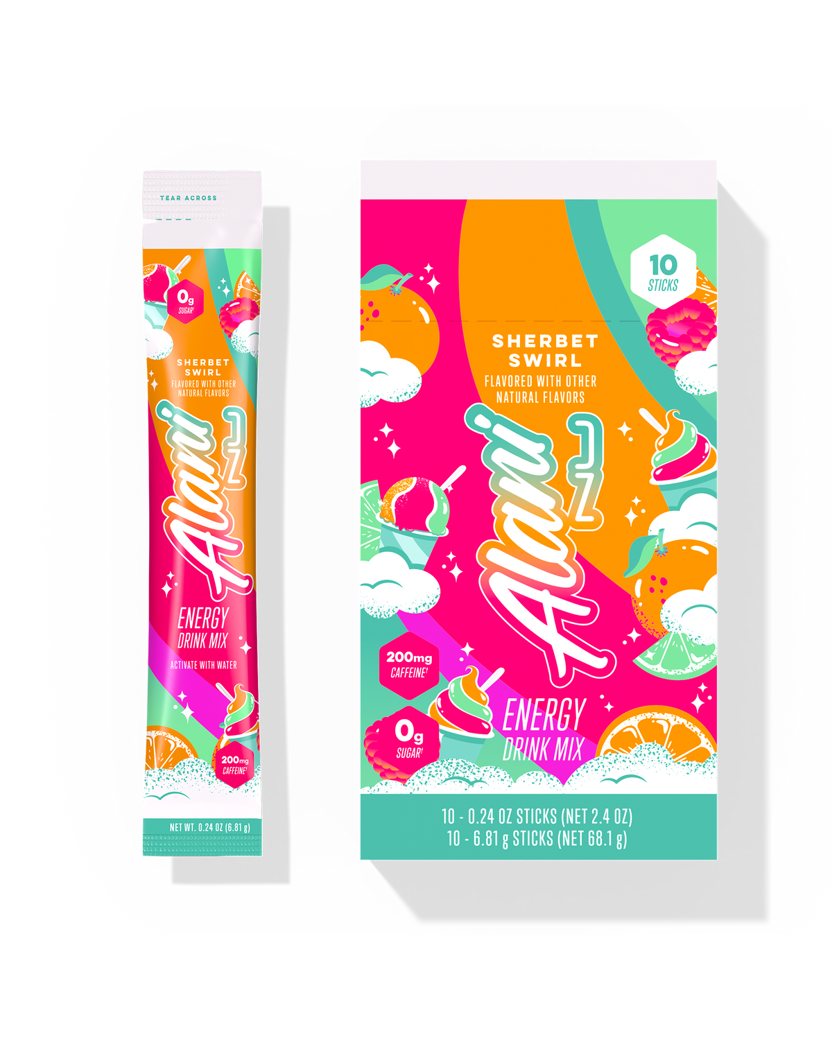 Alani Nu Energy Sticks - Sherbet Swirl D9 - image 1