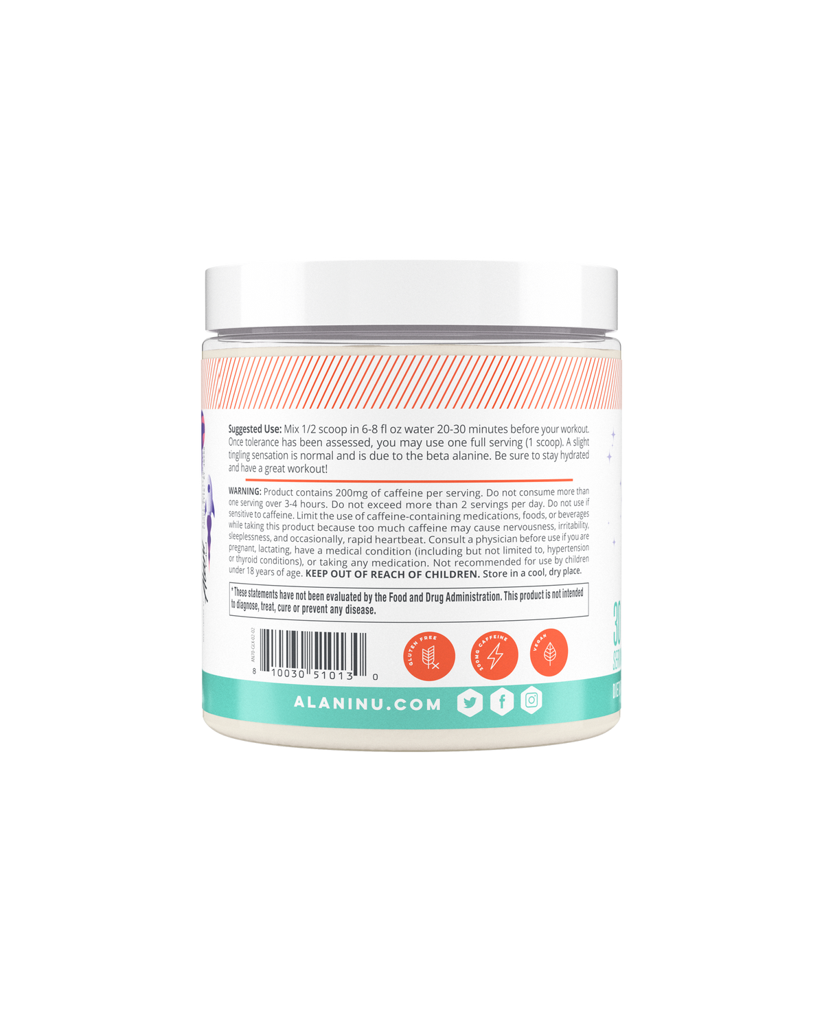 Alani Nu Pre-Workout - Galaxy Lemonade Z7 - image 2
