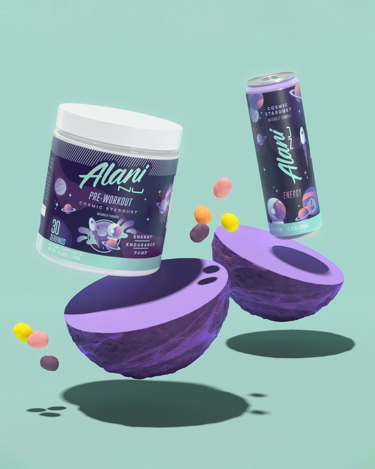 Alani Nu Pre-Workout - Cosmic Stardust T8 - image 4