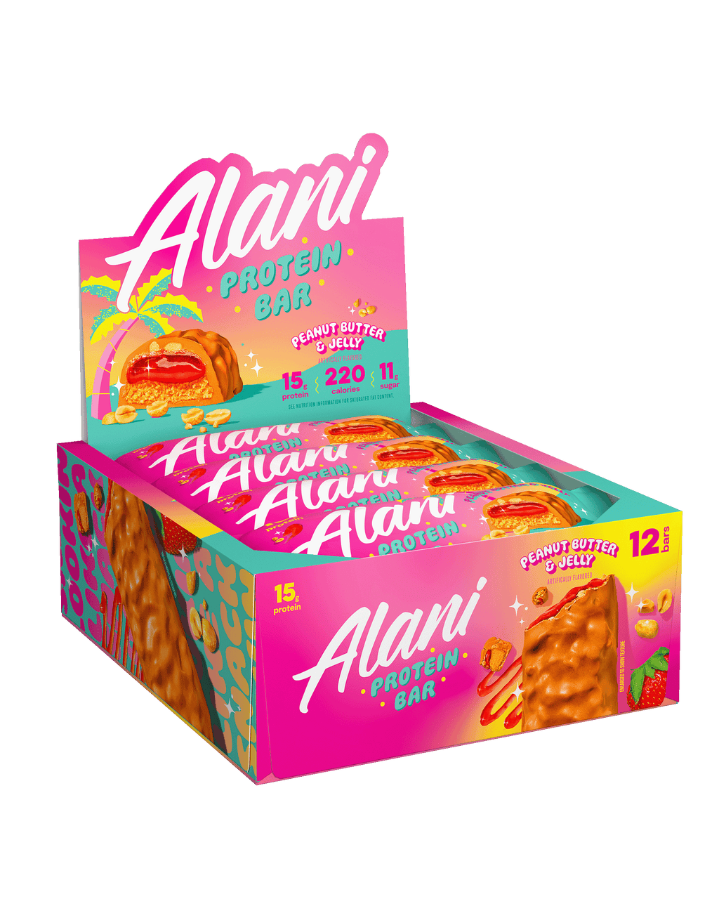 Alani Nu Protein Bar - Peanut Butter & Jelly I4 - image 5