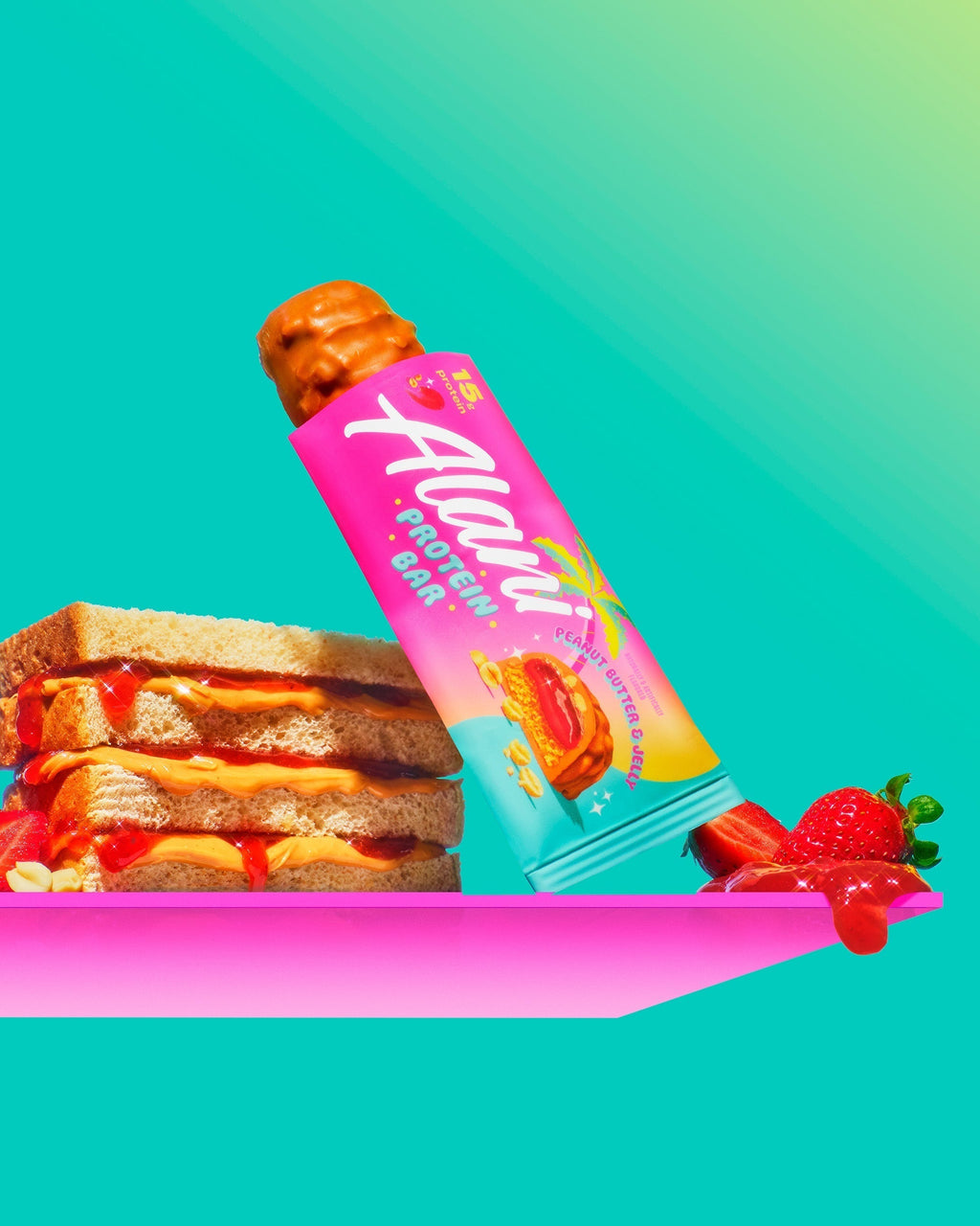 Alani Nu Protein Bar - Peanut Butter & Jelly I4 - image 6