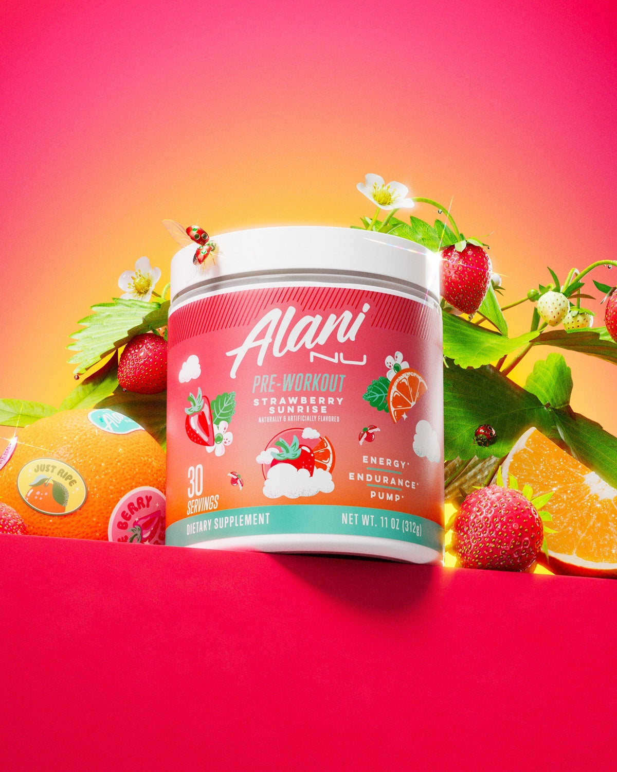 Alani Nu Pre-Workout - Strawberry Sunrise D5 - image 5