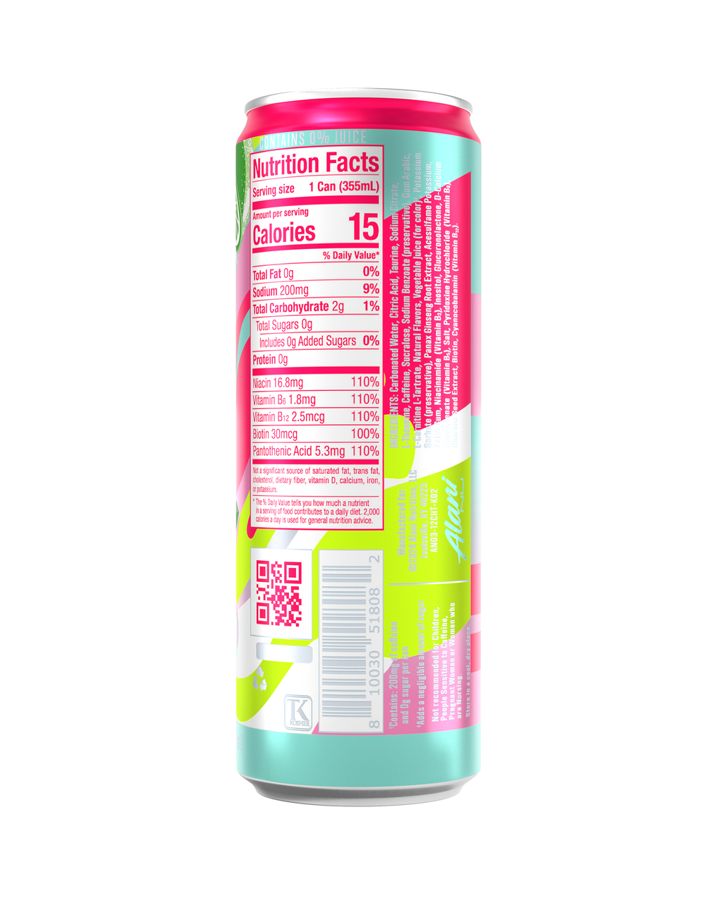 Alani Nu Energy Drink - Cherry Twist E8 - image 3