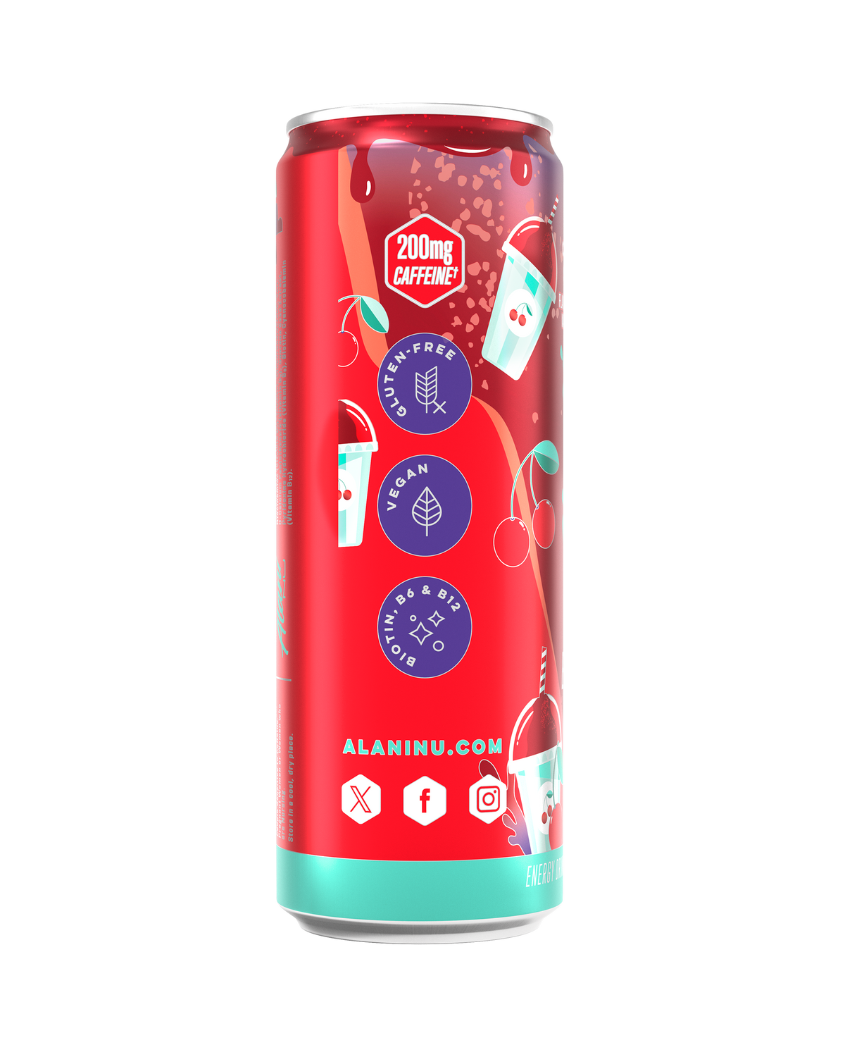 Alani Nu Energy Drink - Cherry Slush N8 - image 2