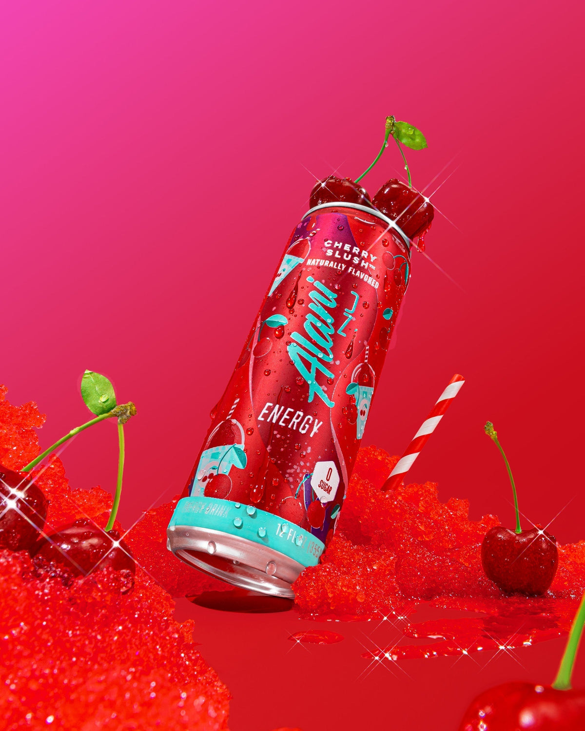 Alani Nu Energy Drink - Cherry Slush N8 - image 4