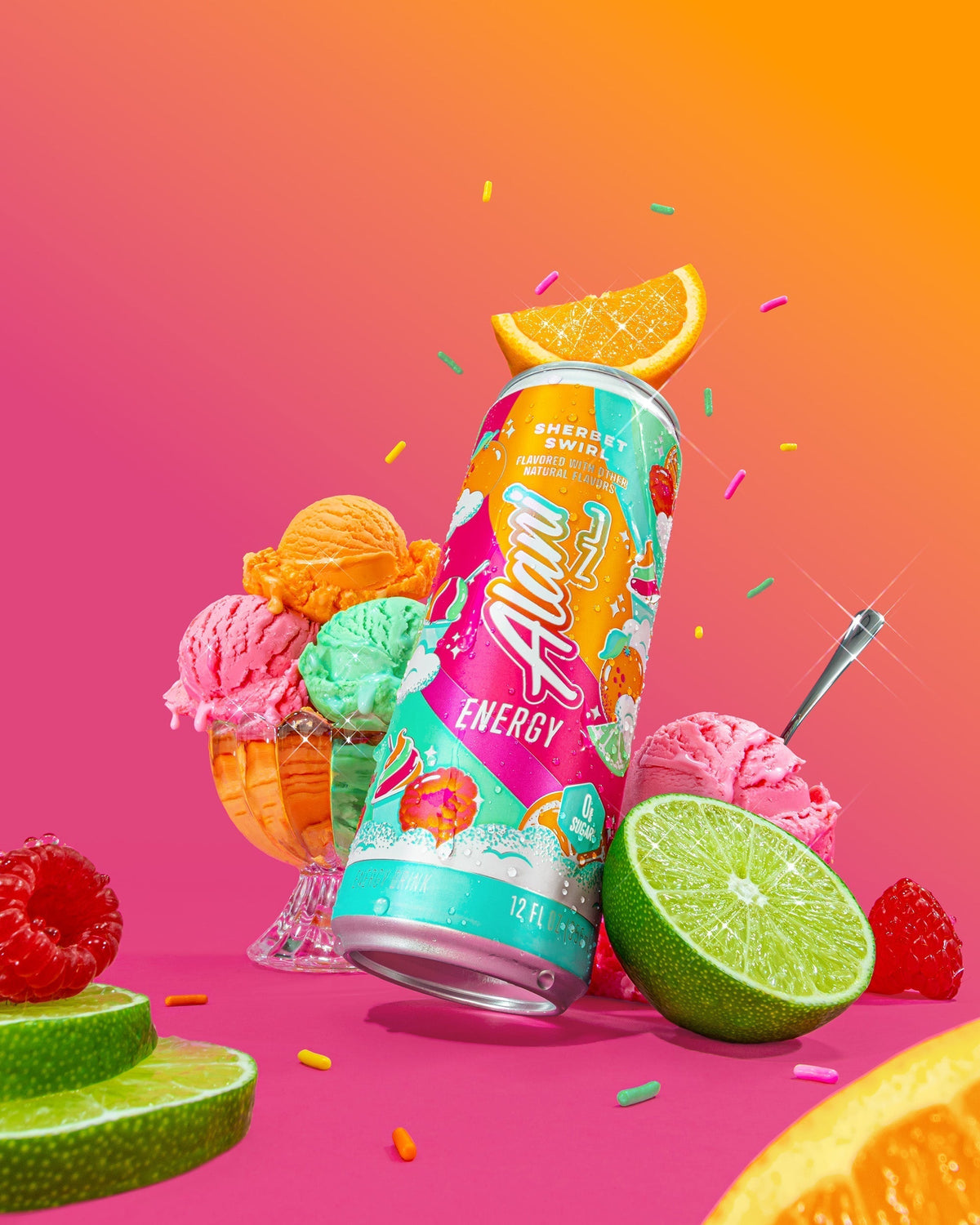 Alani Nu Energy Drink - Sherbet Swirl Q4 - image 4